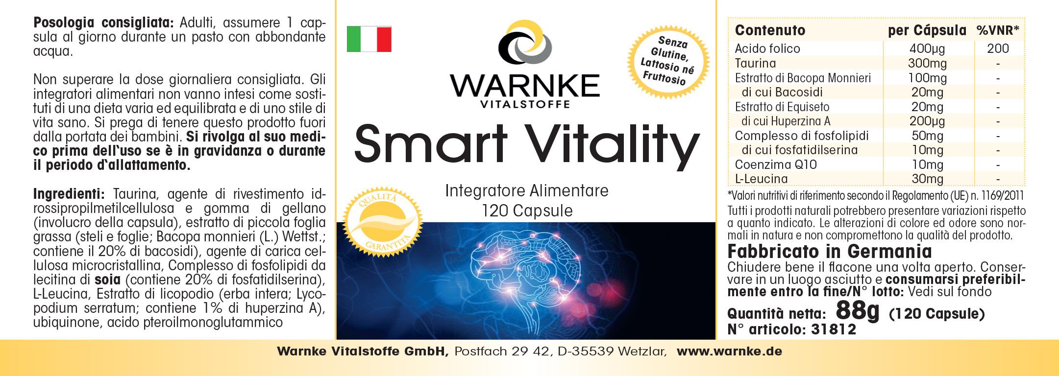 Warnke Vitalstoffe | Smart Vitality
