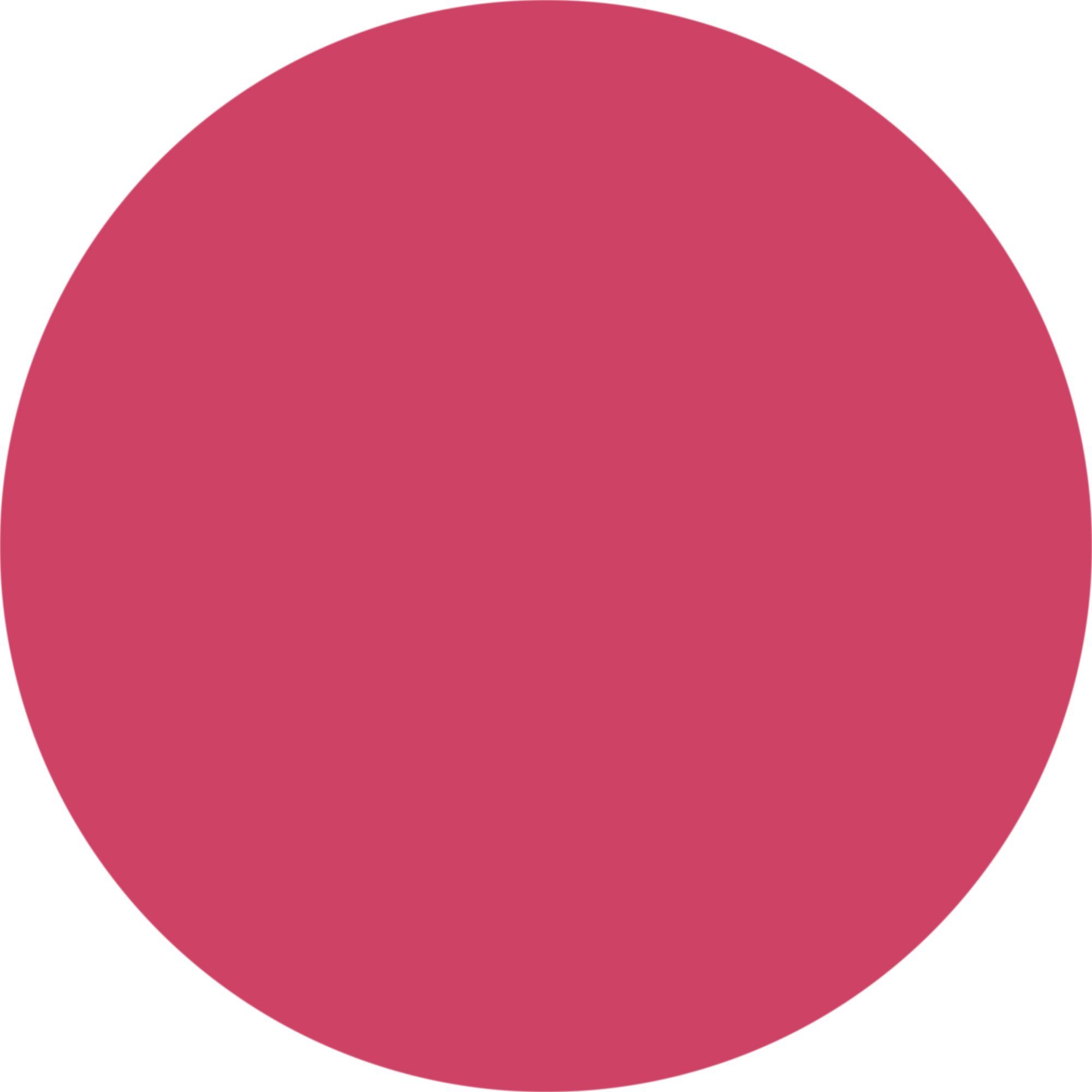 Kreisförmiger Farbfleck in Magenta. Volltonfarbe, gleichmäßige Ausfüllung.