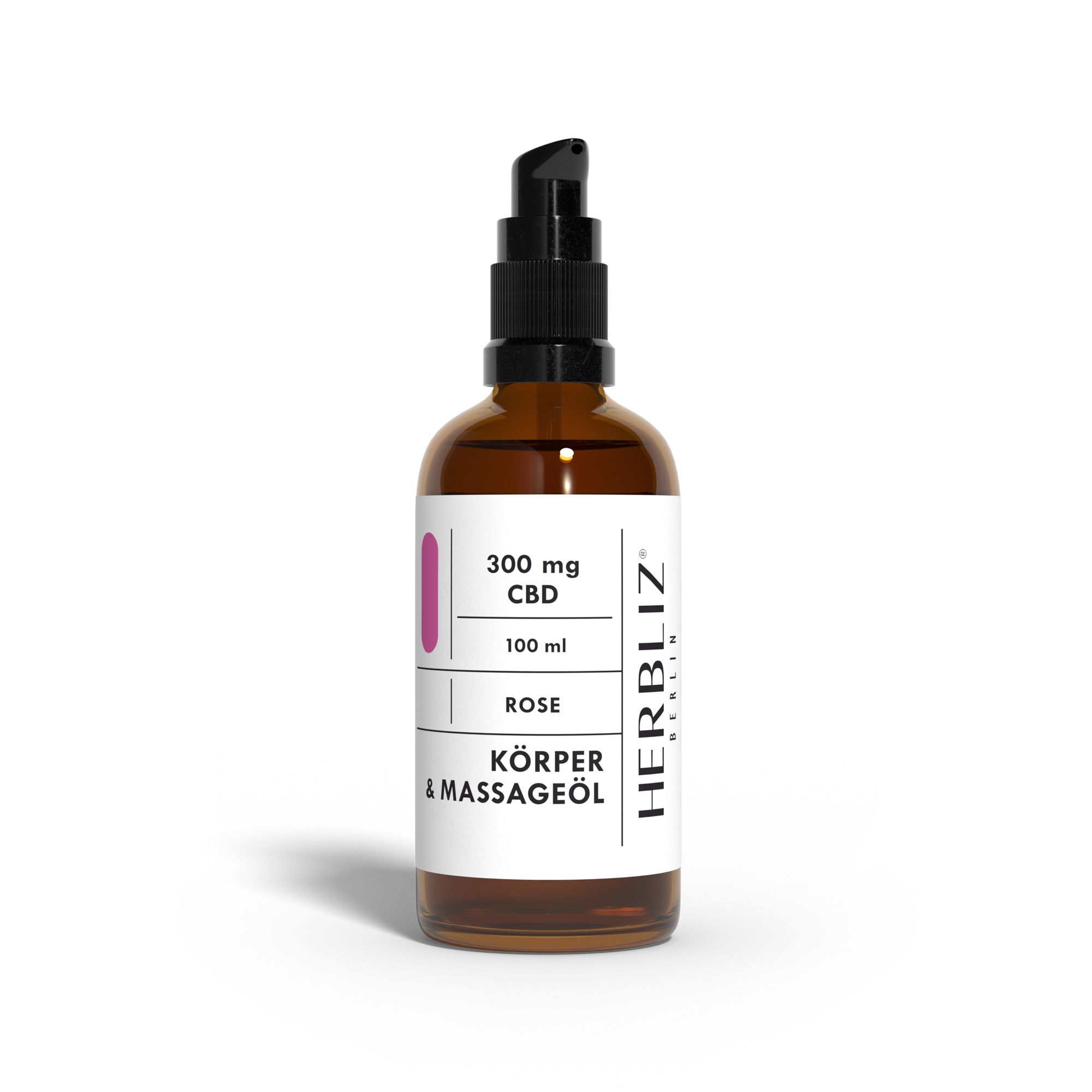 Herbliz Rose CBD Massageöl