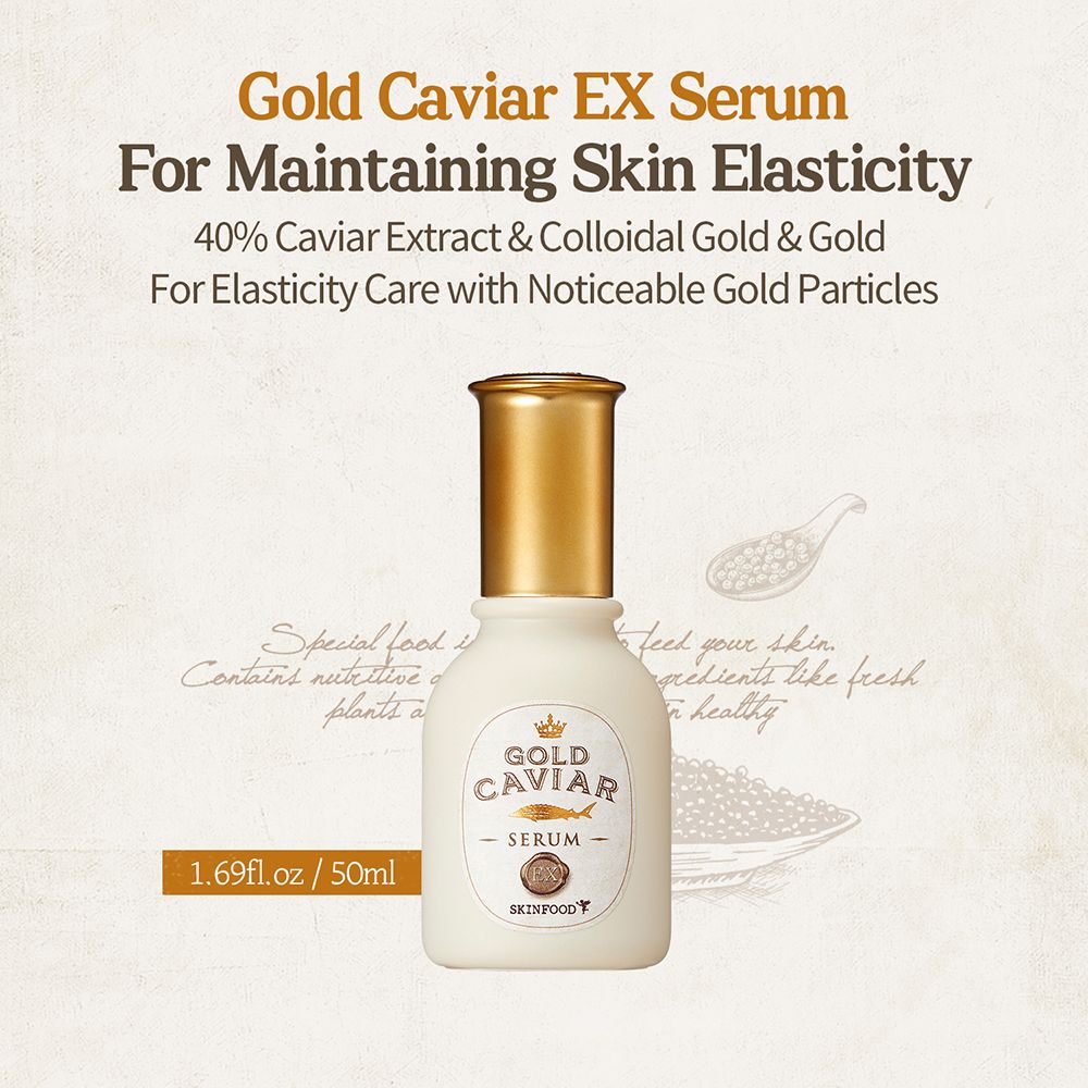 SKINFOOD Gold Caviar Ex Face Serum