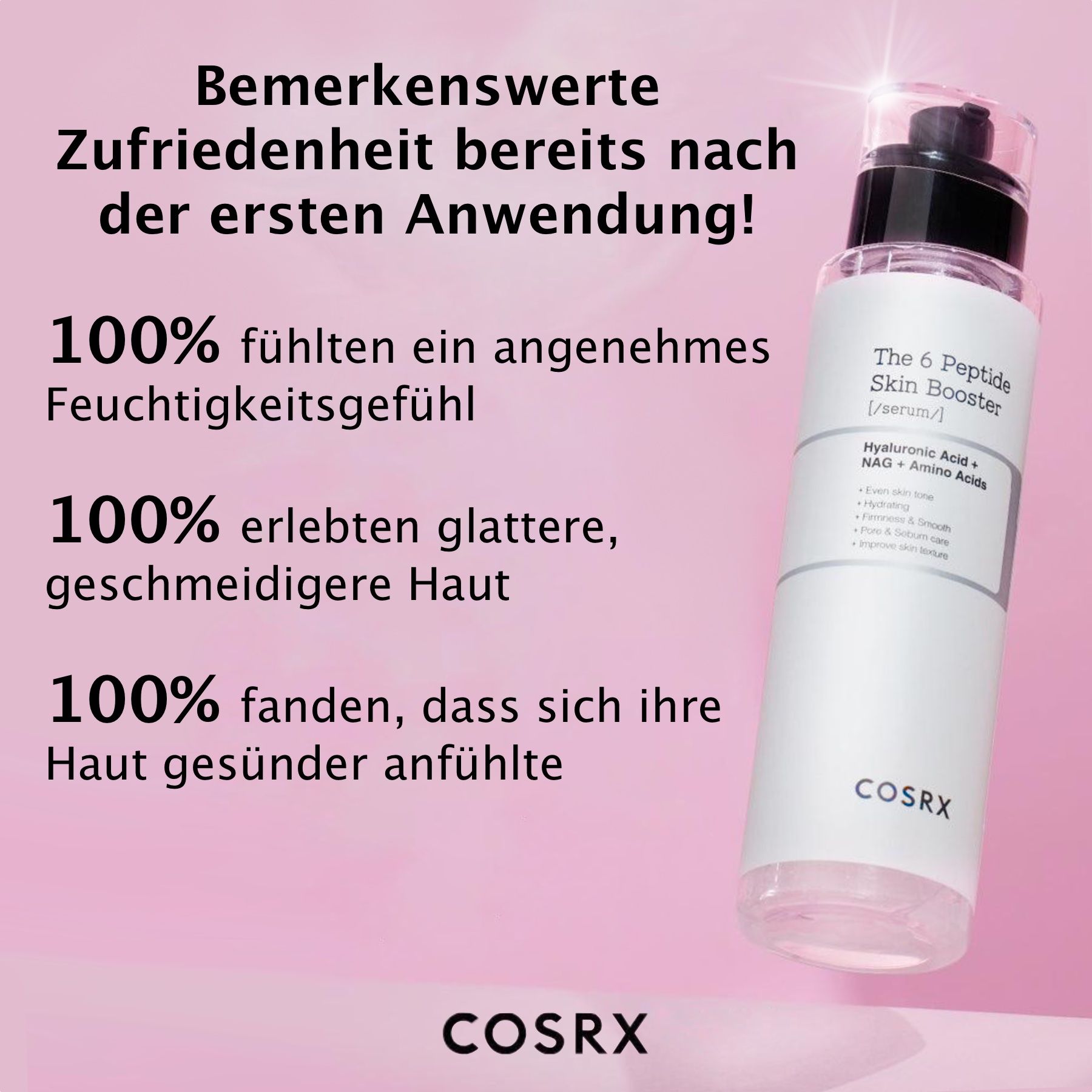 COSRX The 6 Peptide Skin Booster Gesichtsserum mit Hyaluronsäure