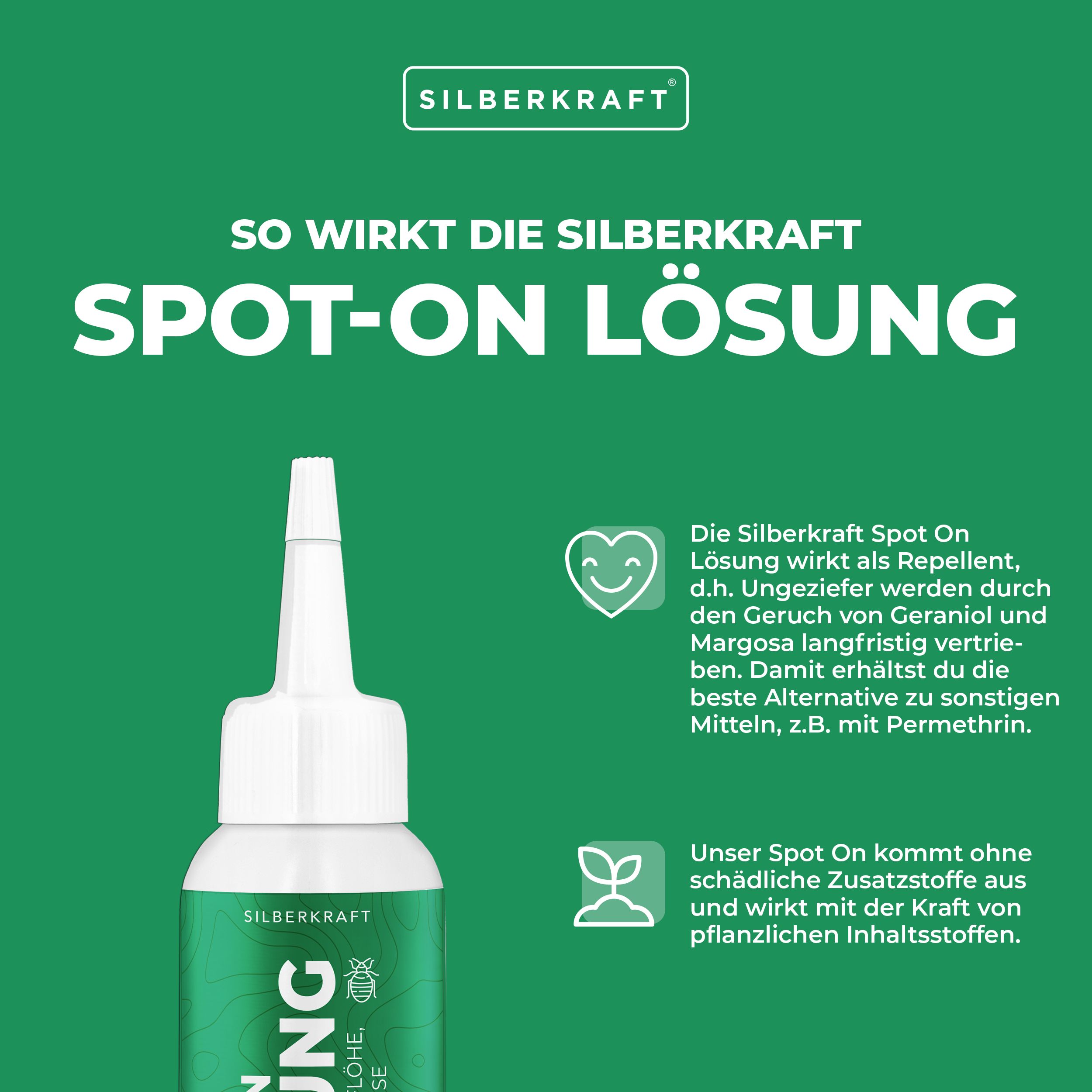 SILBERKRAFT Spot On Lösung Hund & Katze