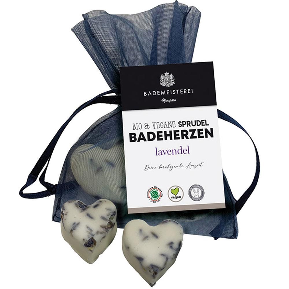 Bademeisterei Badeherzen Blüten Lavendel 30 g