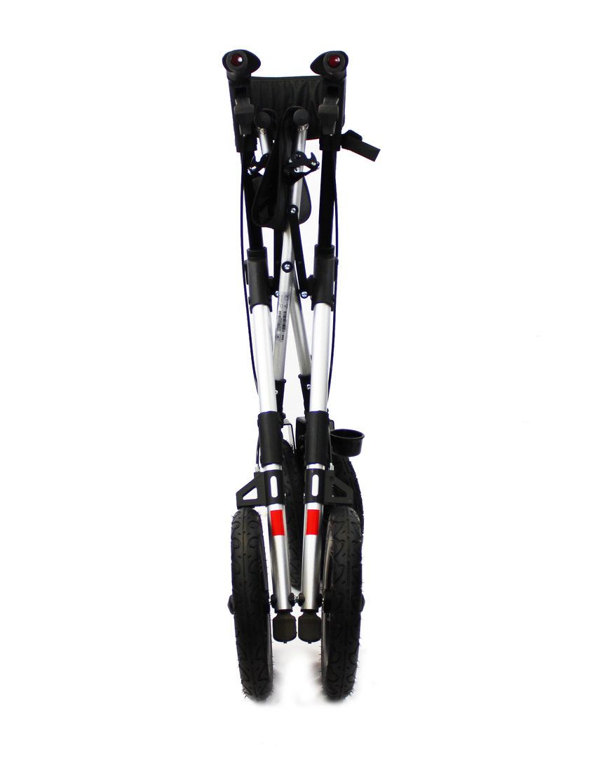 Tabas Outdoor-Rollator Premium - Luftbereift Silber L