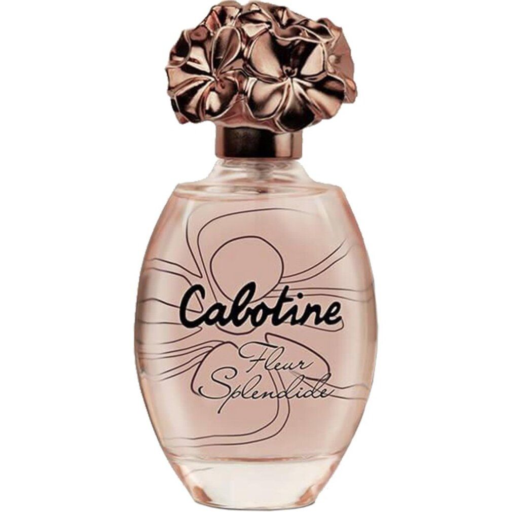 Cabotine Fleur Splendide Eau de Toilette Flakon mit blumigem Verschluss.