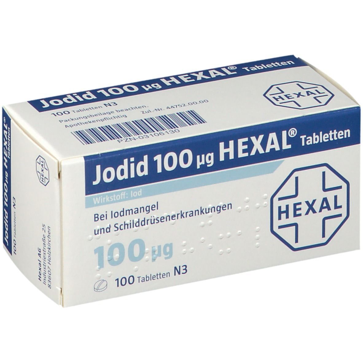 Jodid 100 Hexal Tabletten St