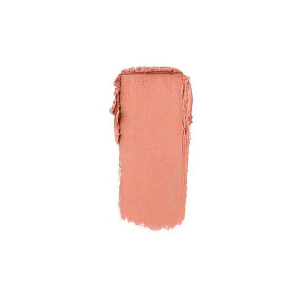 Lippenstift-Swatch in Nude-Farbe.