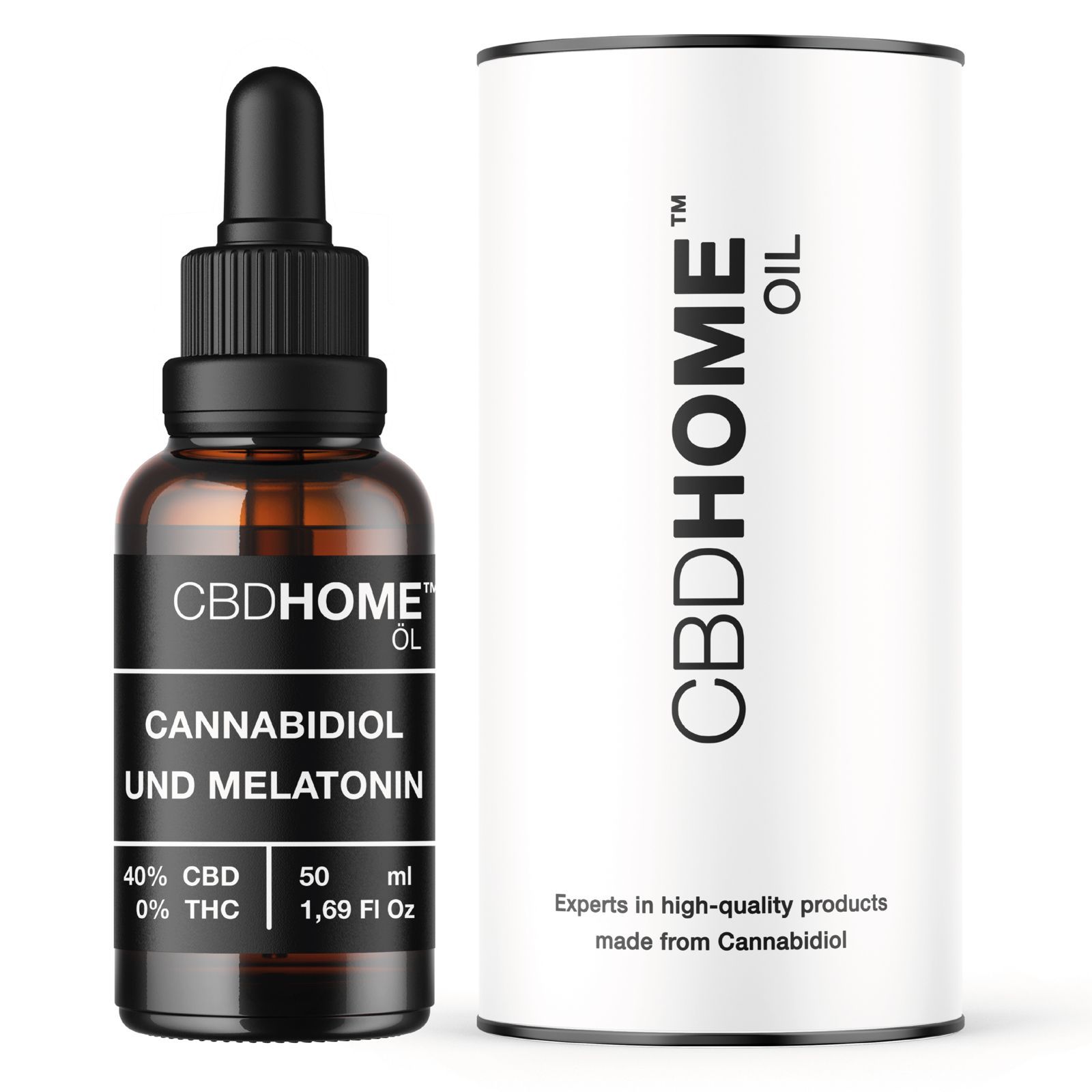 CBD Home – CBD-Öl mit Melatonin 40 % 50 ml Öl