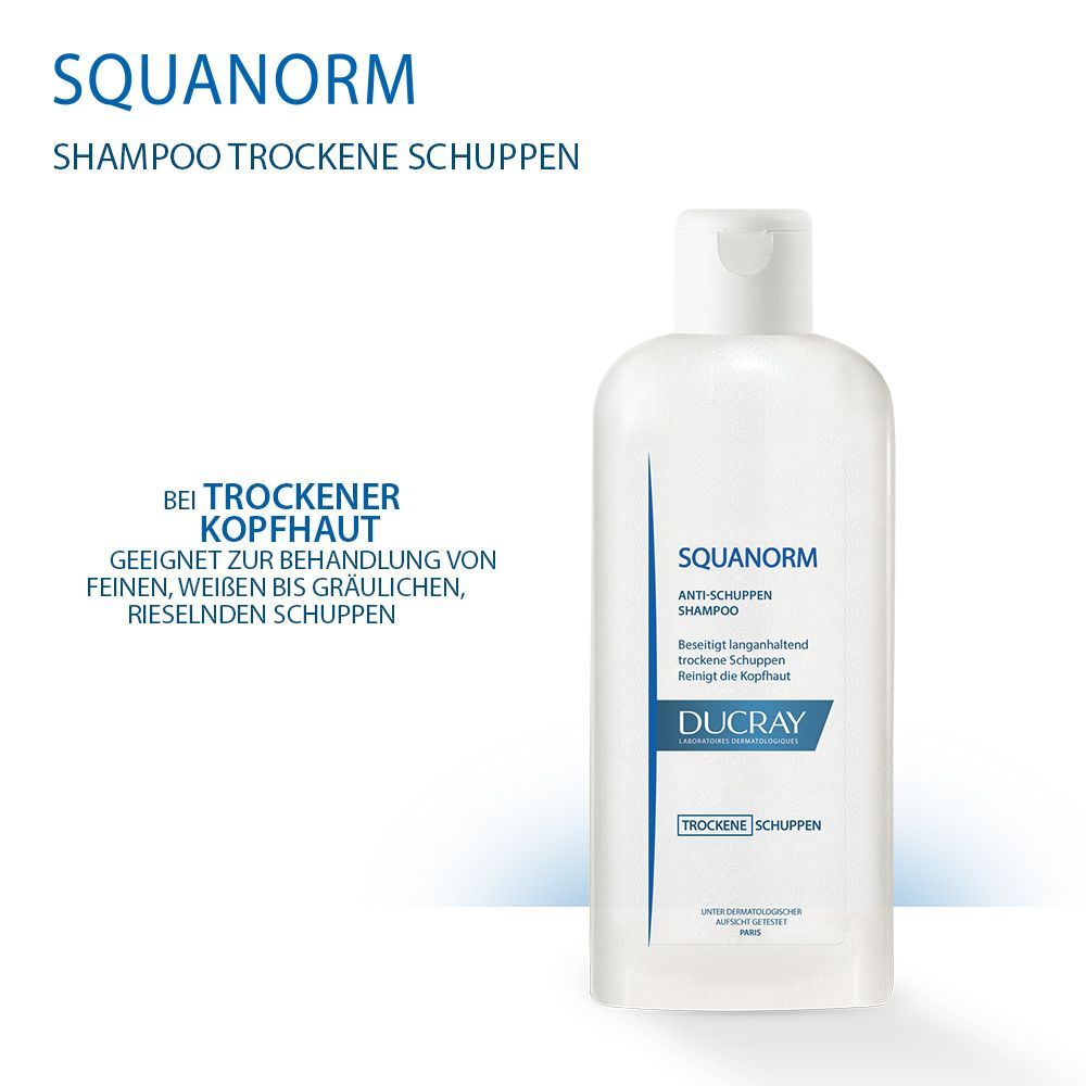 Ducray Squanorm trockene Schuppen Kur-Shampoo 200 ml Shampoo