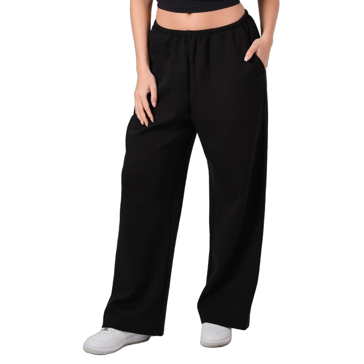 GymBeam Jogger Damen oversized mit Kordelzug und Taschen Black 1 St