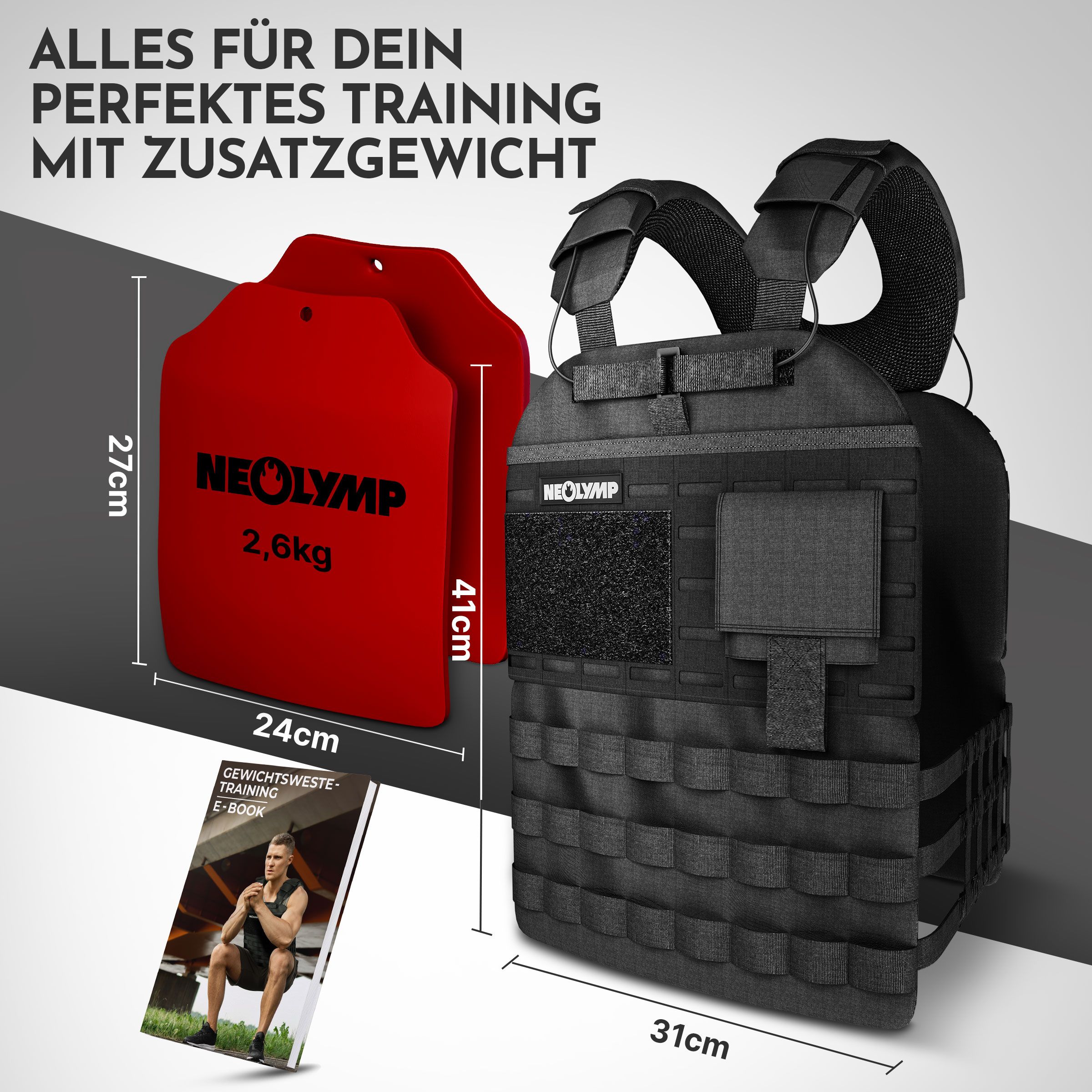 NEOLYMP Gewichtsweste 10 KG
