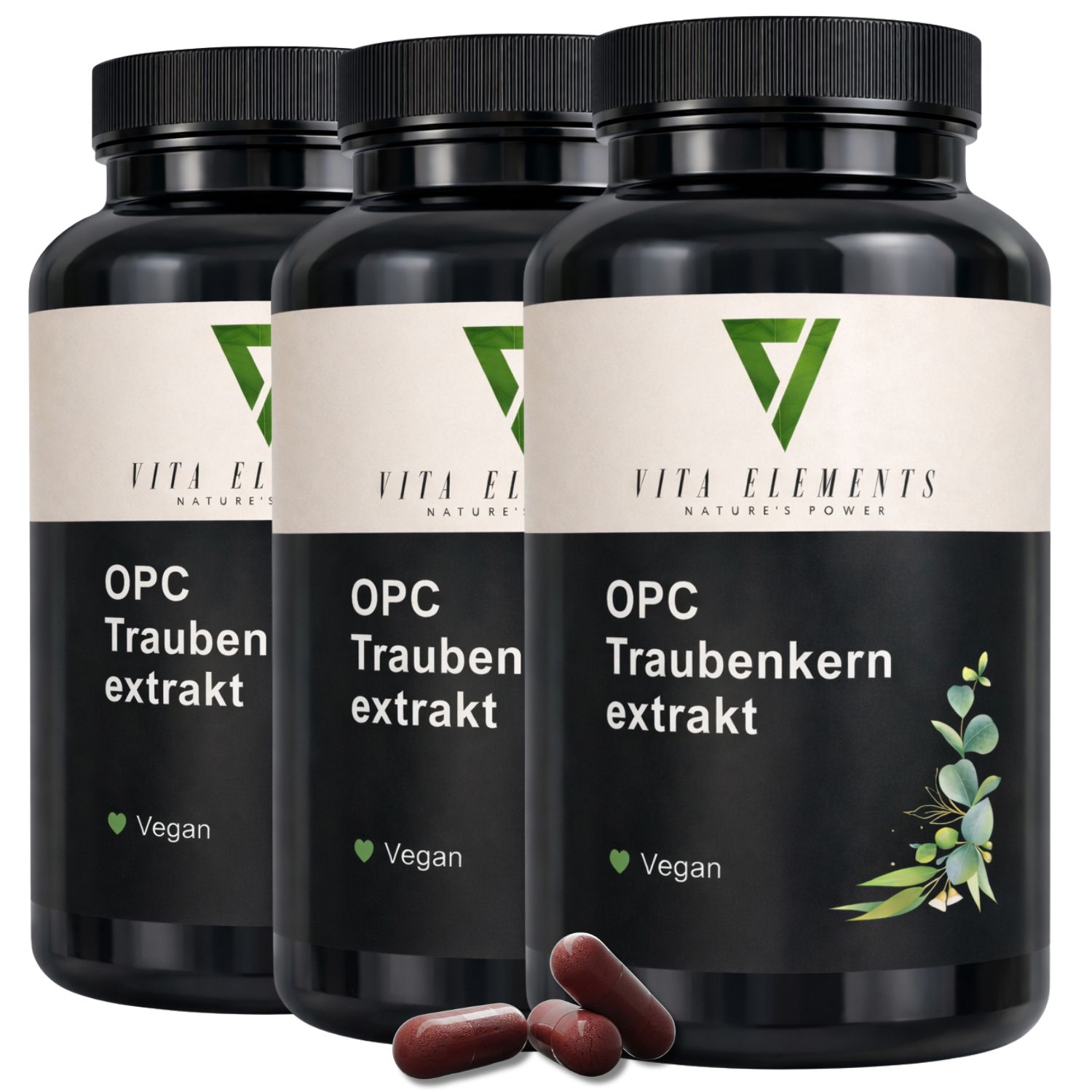 Vita Elements OPC Traubenkernextrakt Kapseln 142 g