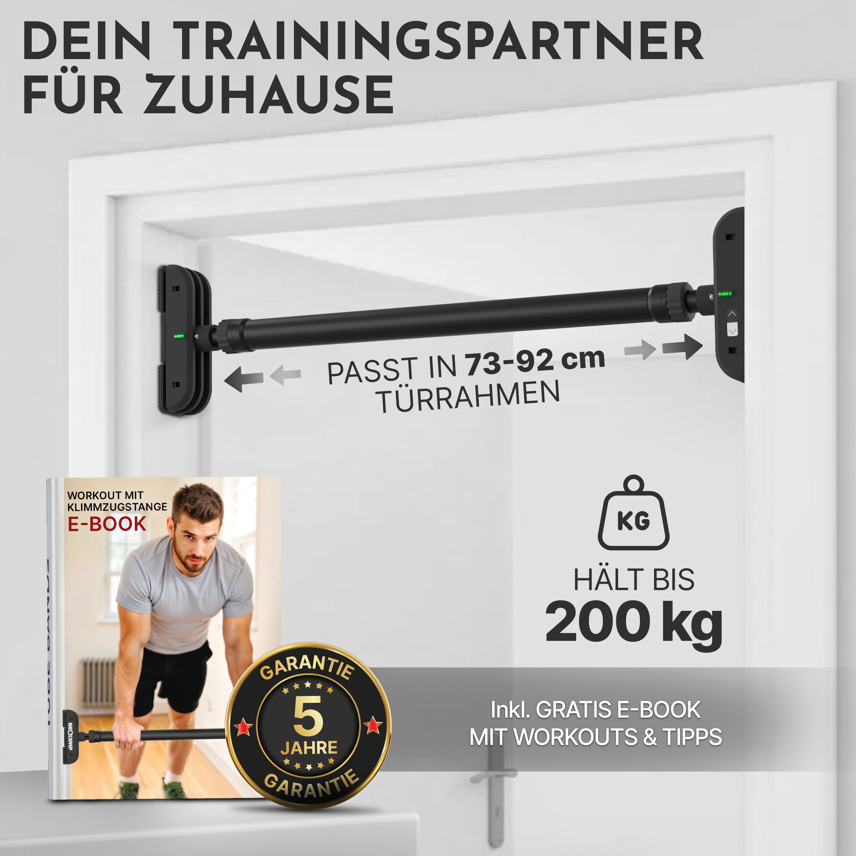 NEOLYMP Klimmzugstange Türrahmen