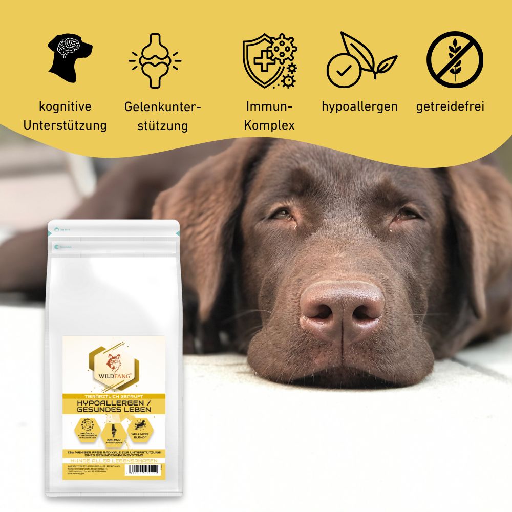 VetLine Trockenfutter mit Peptiden für Hunde - Hypoallergen