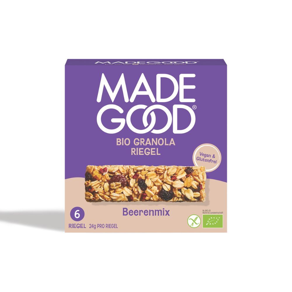 MadeGood Granola Riegel Beerenmix