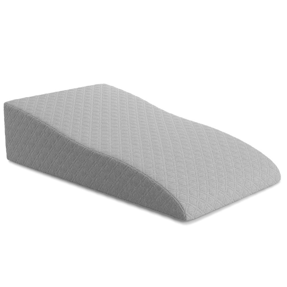 ELONEO Venenkissen Beinhochlagerungskissen aus Memory Foam mit abnehmbaren Bezug, 59x39x16 cm