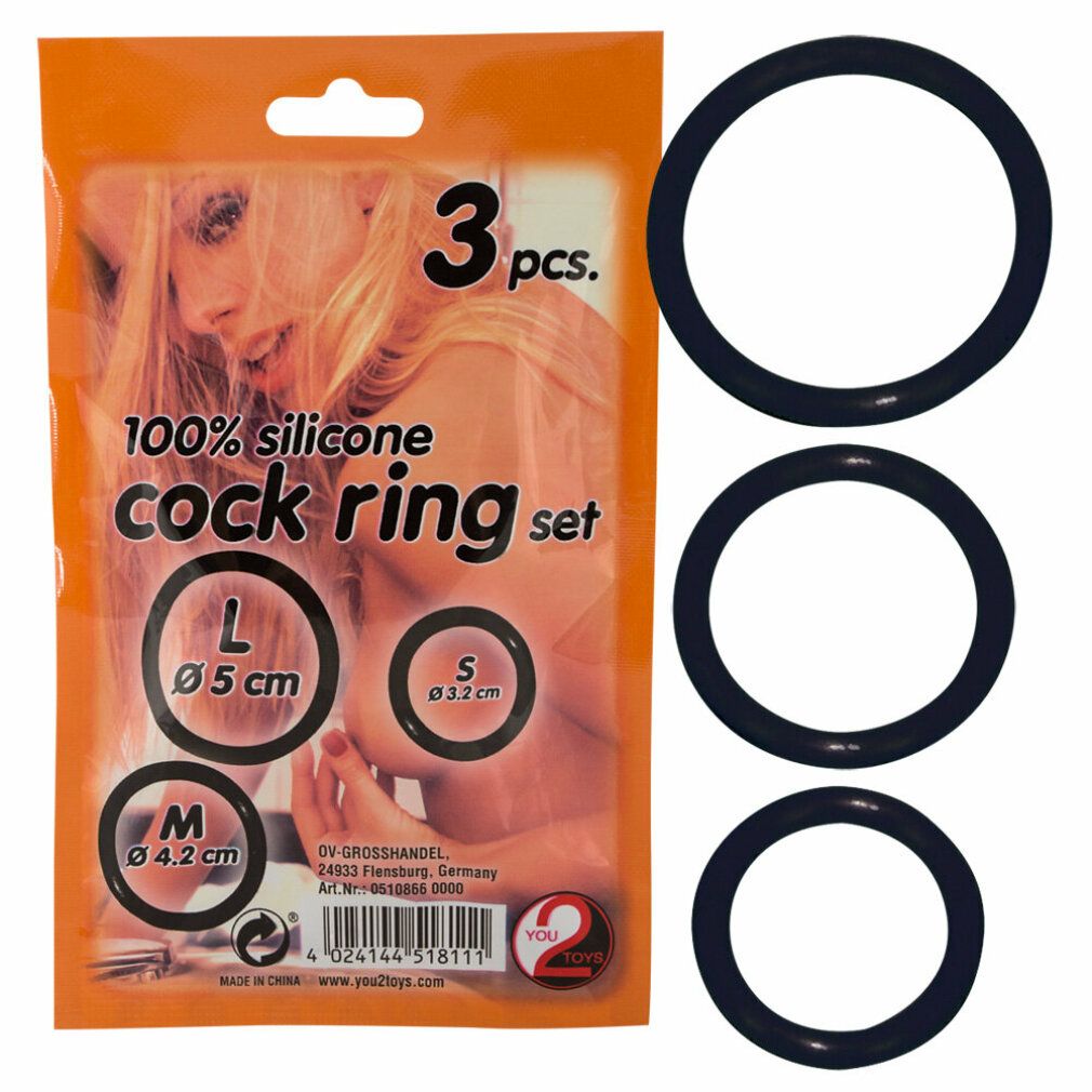 Penisringset „Silicone ring set“ | You2Toys