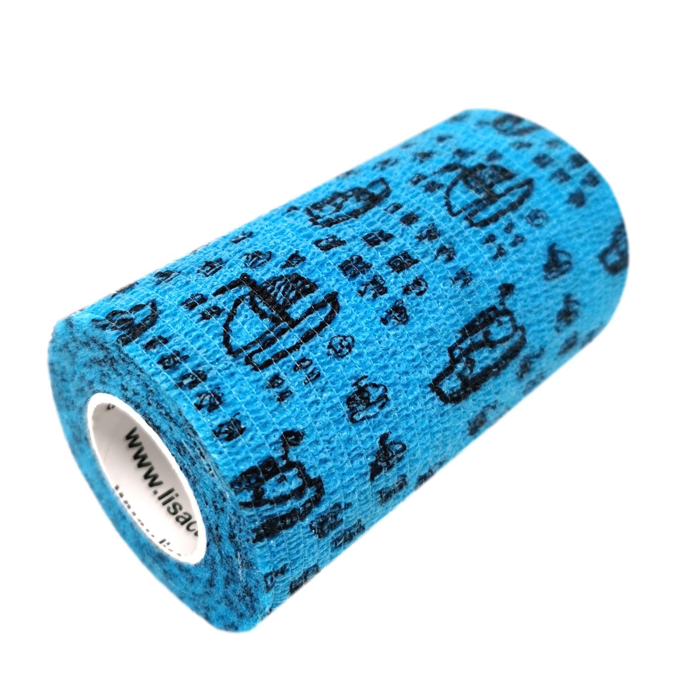 LisaCare kohäsive Bandage - Fahrzeuge Blau - 10cm x 4,5m