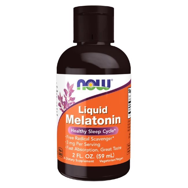 NOW FOODS Melatonina liquida 3 mg 59 ml