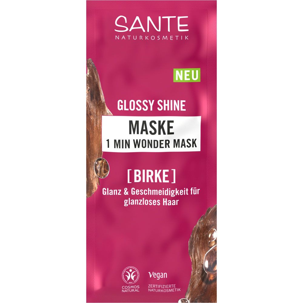 Sante Glossy Shine 1 MIN Wonder Mask Sachet 20 ml