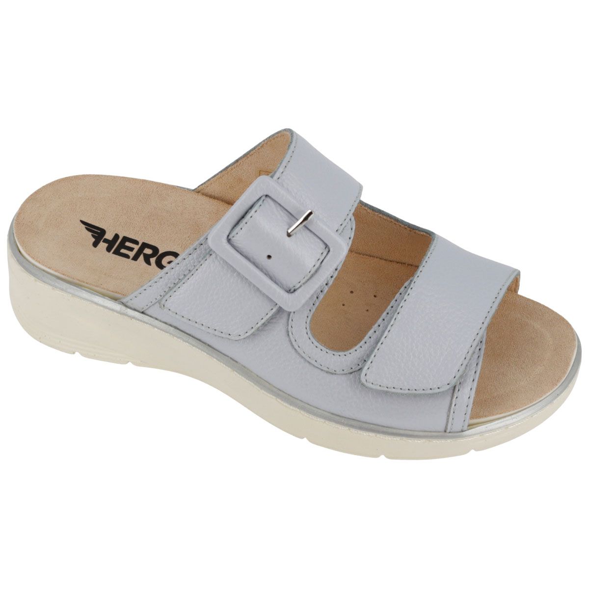 Hergos H5700 - Sabot in pelle ingrassata con plantare estraibile