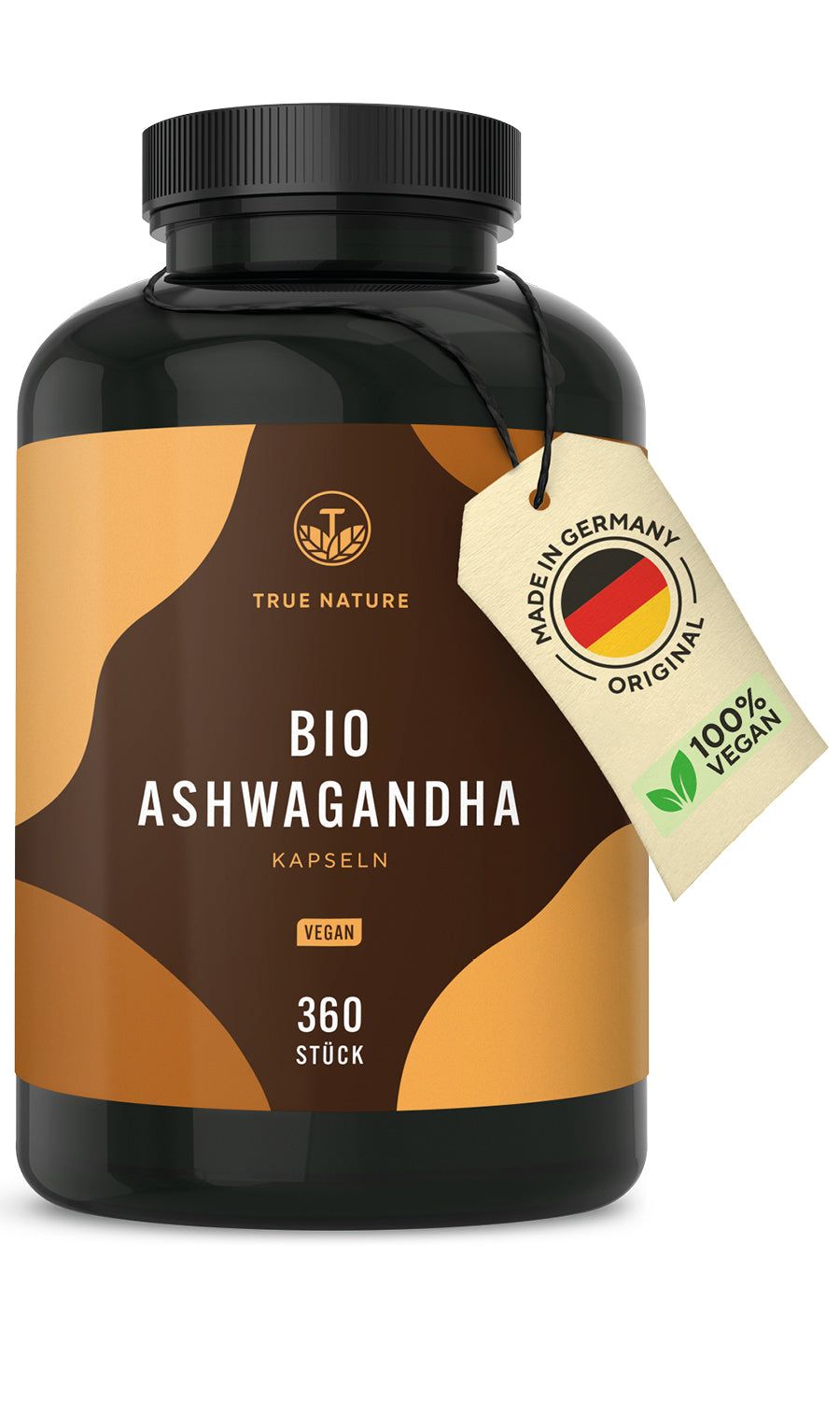 Complément Alimentaire Vita World Ashwagandha Rose Root Complex 60 Capsules VEGAN - Fabriqué En Allemagne
