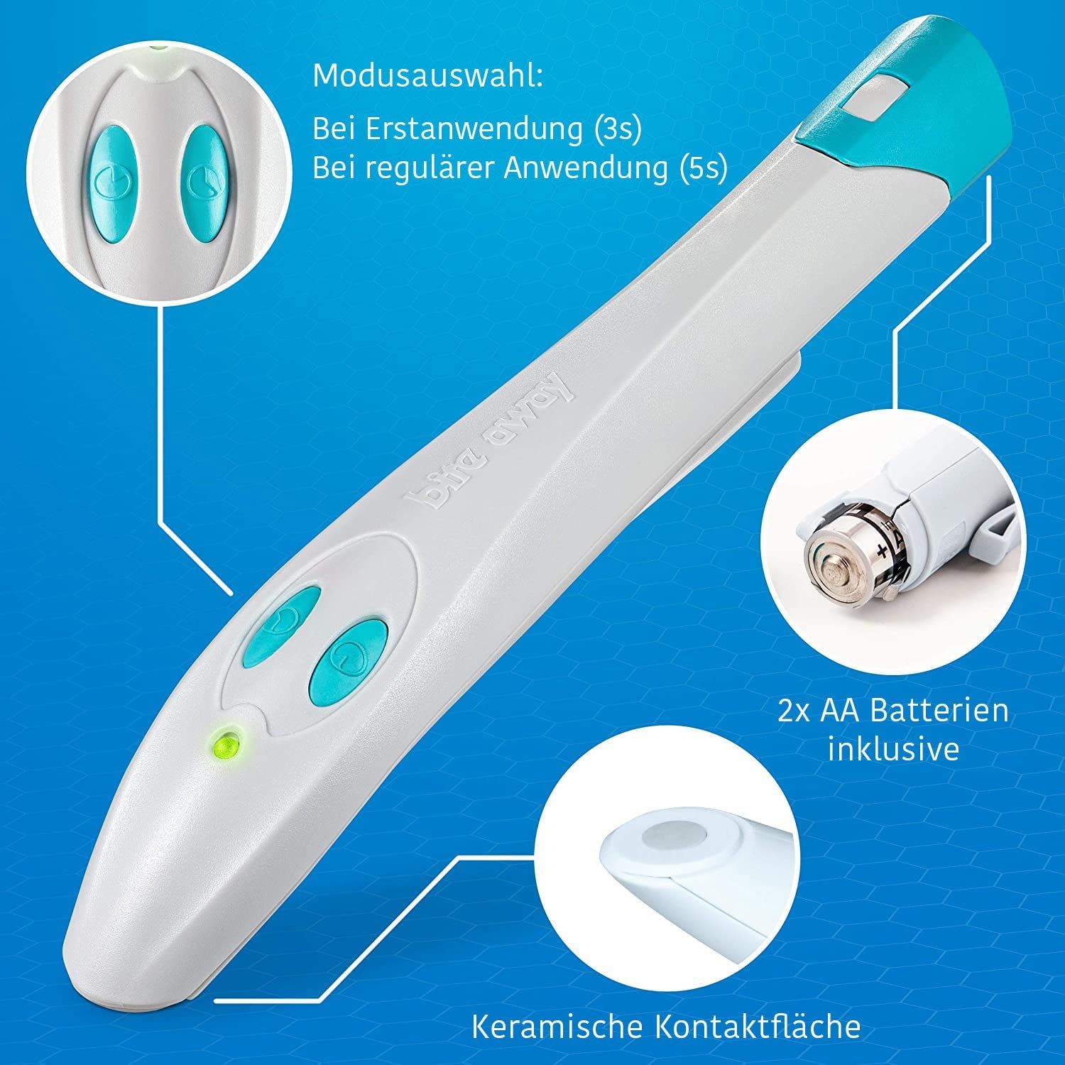 bite away - elektronischer Stichheiler - Der original Stichheiler gegen Juckreiz bei Insektenstichen