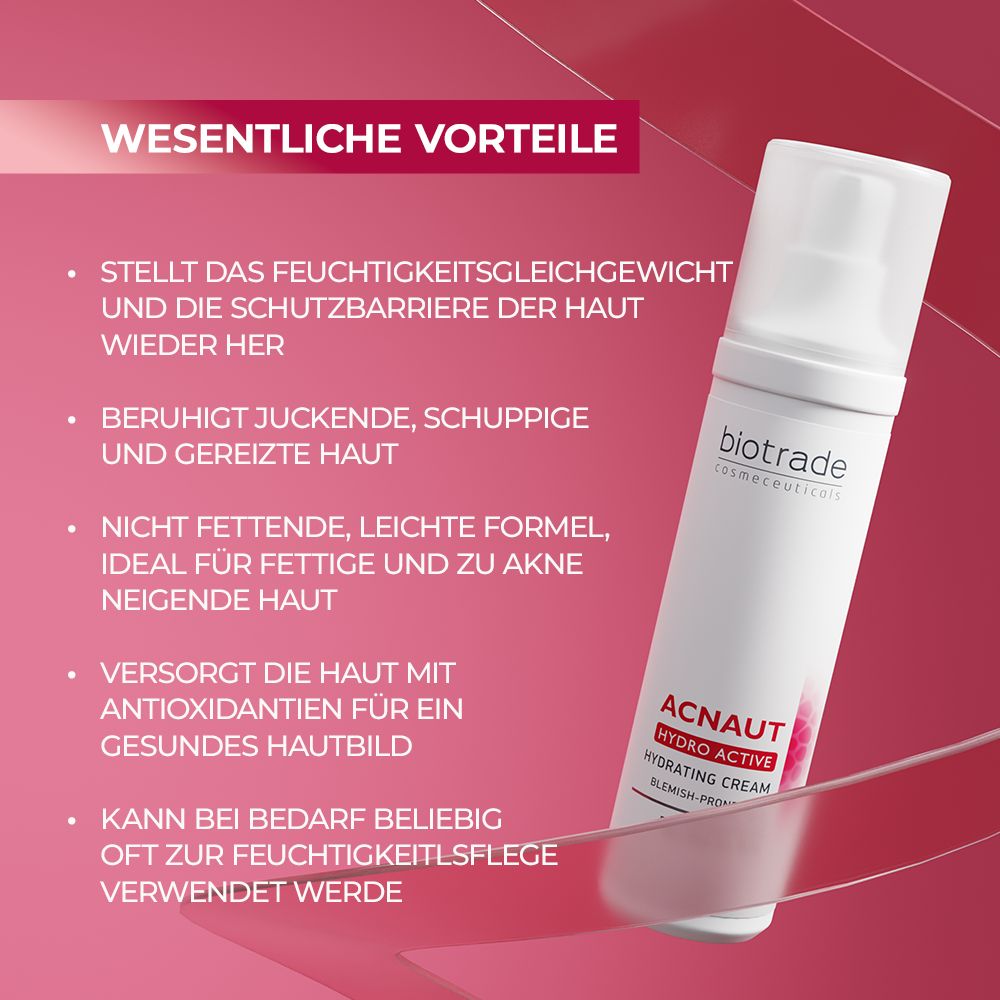 Biotrade Acnаut Hydro Active feuchtigkeitsspendende Crème