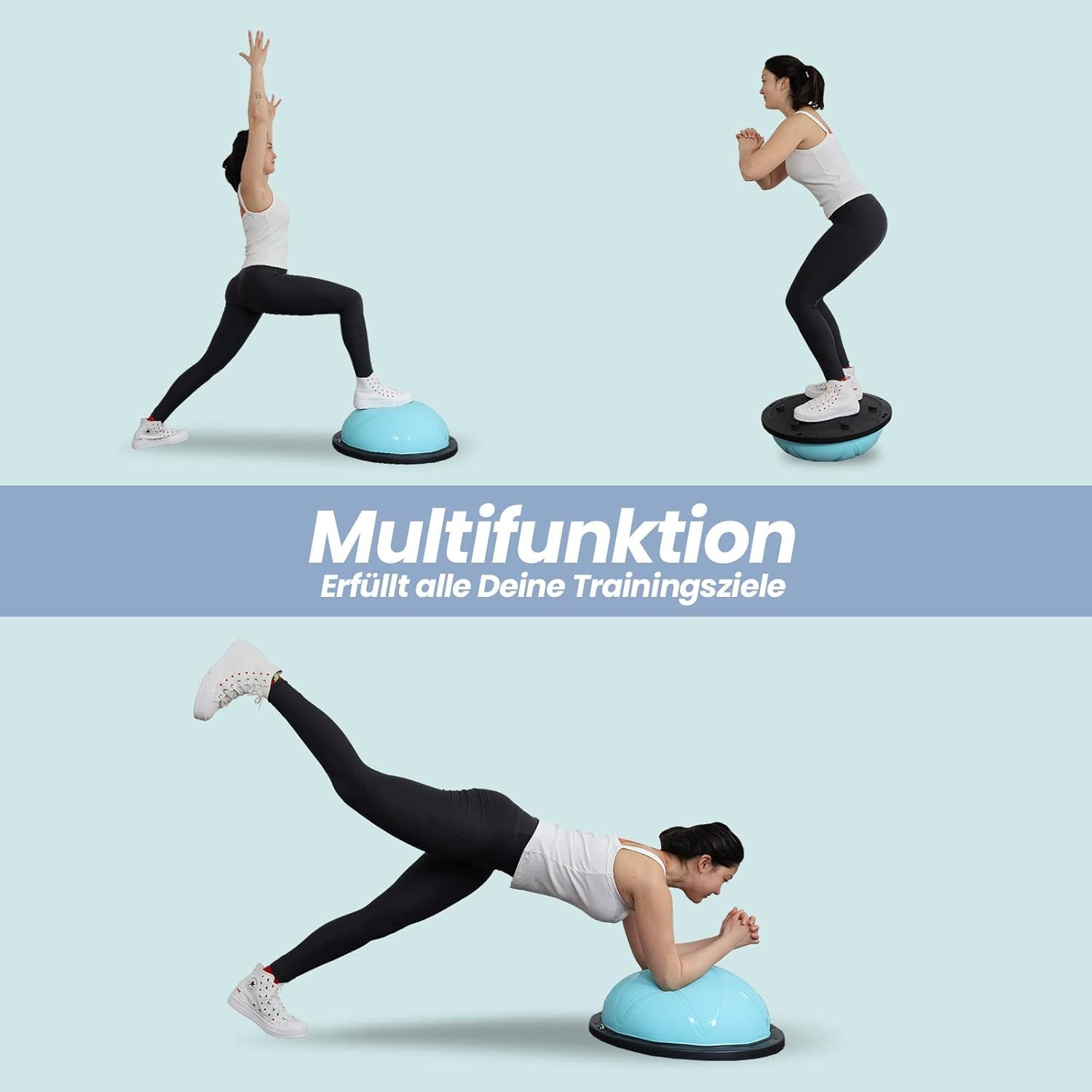 DH FitLife Yoga Gleichgewichtstrainer mit Pumpe