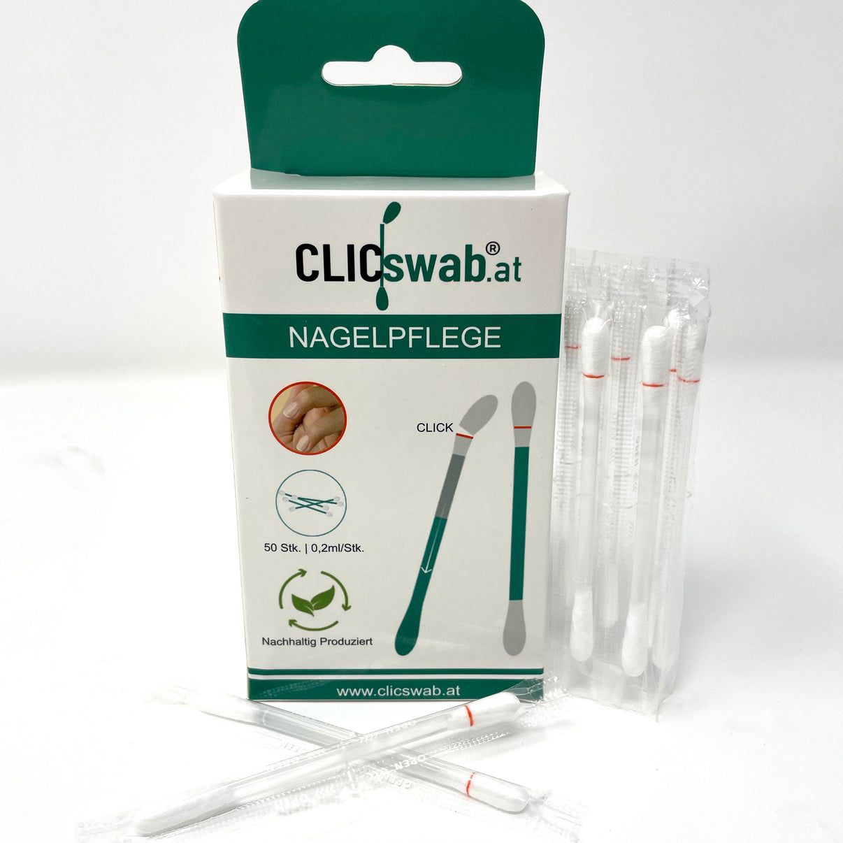 CLICswab Nagelpflege 1 P Lösung