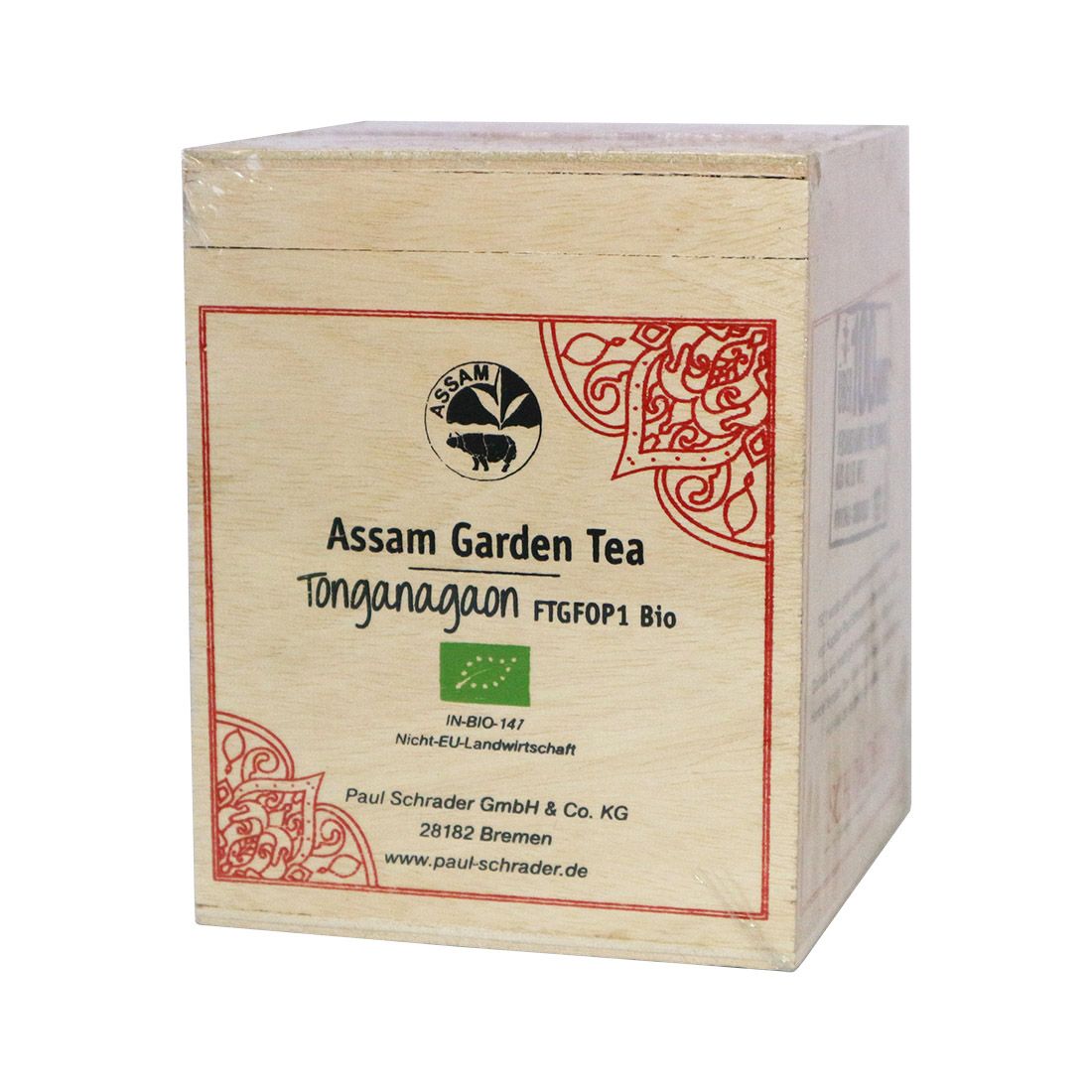 Schrader Schwarzer Tee Assam Tonganagaon Bio 0,2 kg