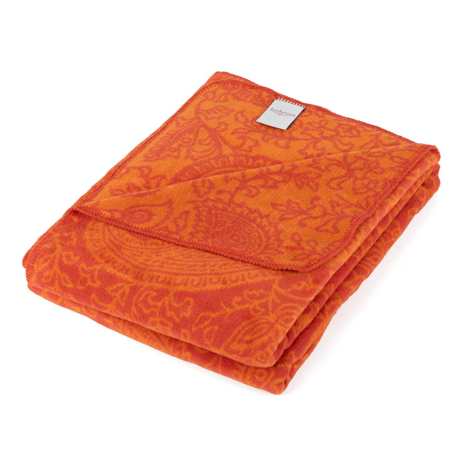 bodhi Paisley Kuscheldecke, orange