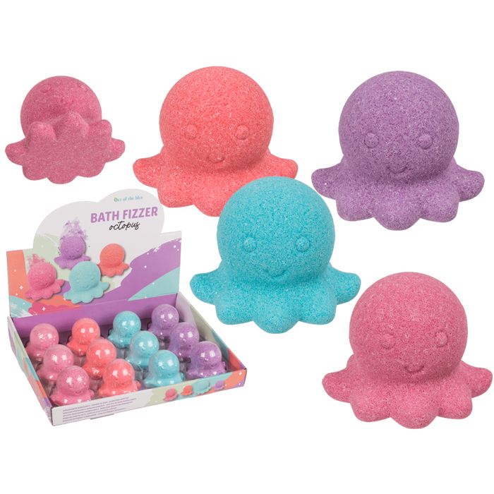 OOTB Sprudelnde Badekugel-Set Oktopus