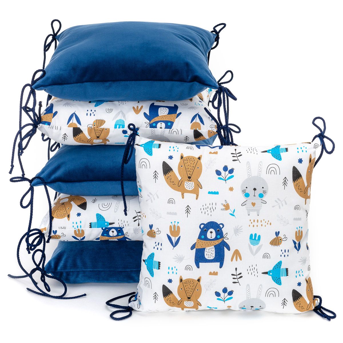 T-Tomi Kissen-Bettumrandung Blue bears 6 St Kissen