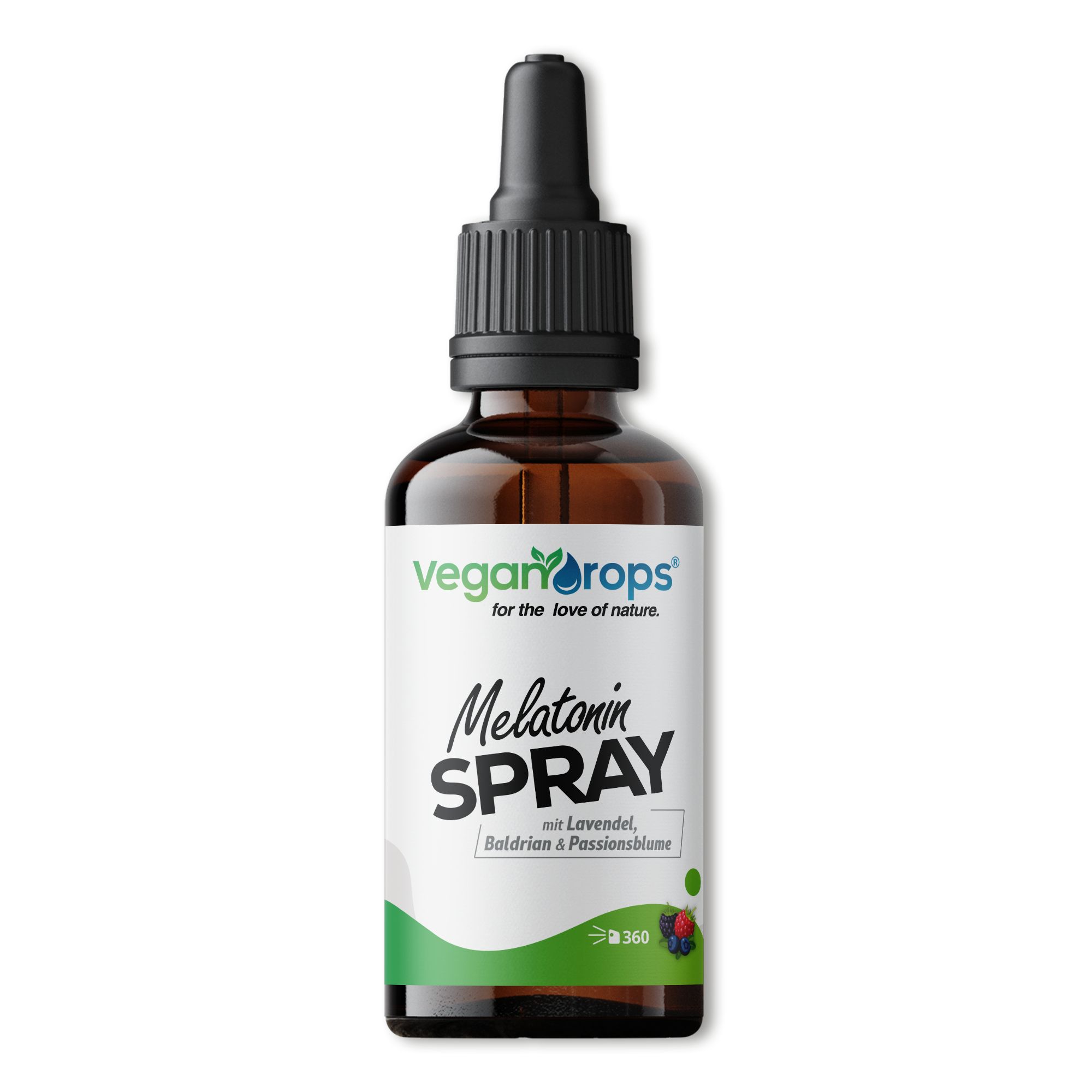 Vegan Drops® - Relax & Sleep Spray mit Melatonin 50 ml Tropfen