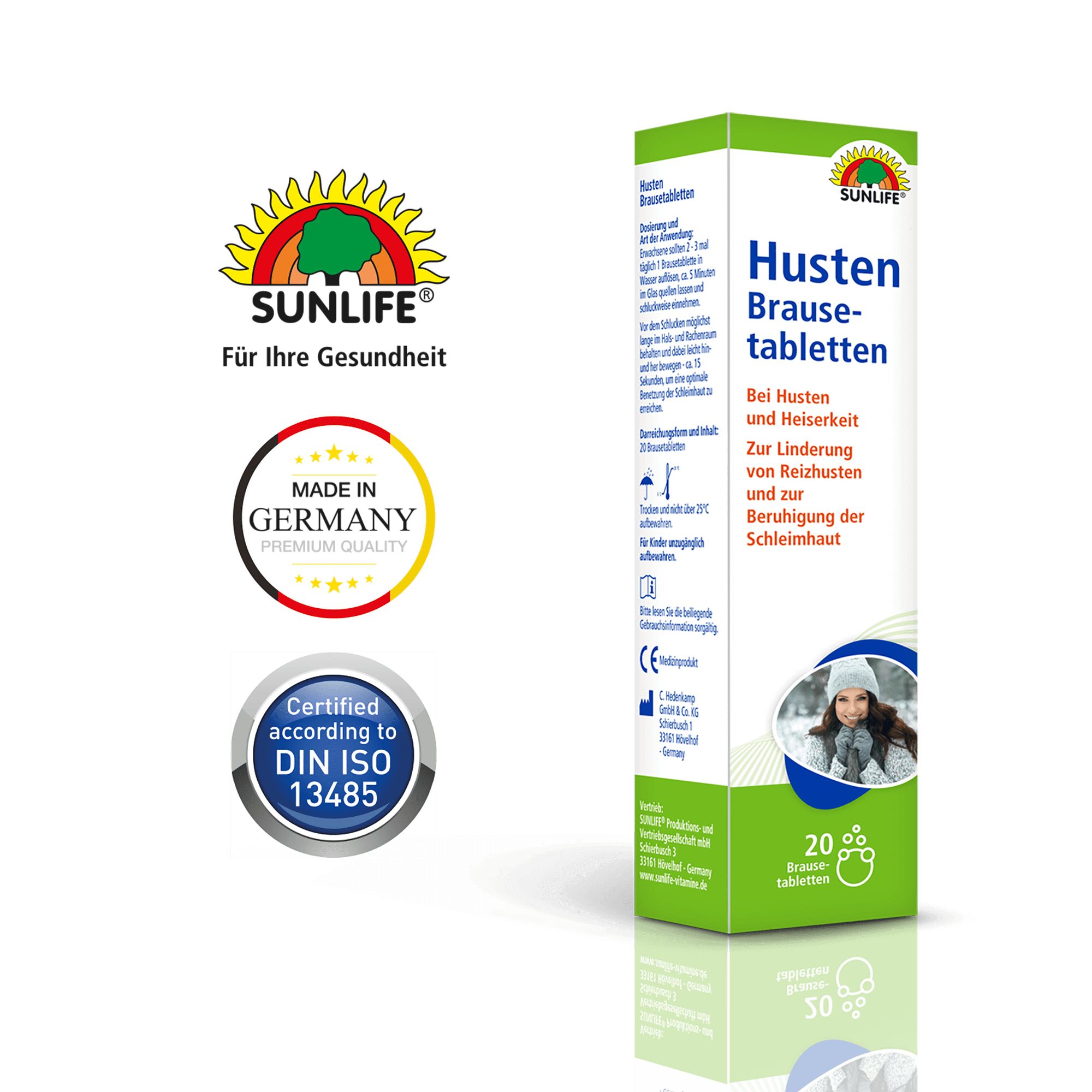 SUNLIFE® Husten Brausetabletten