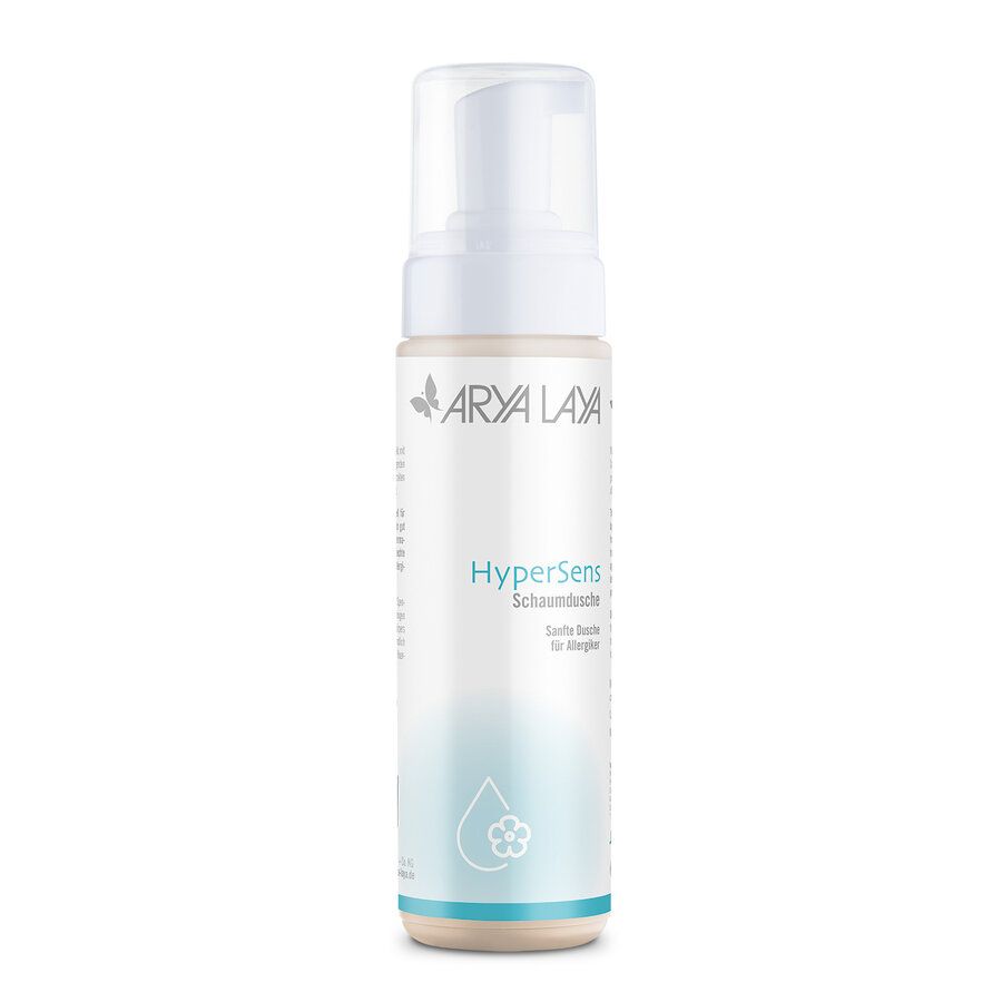 Flasche mit Pumpspender, Arya Laya HyperSens Schaumseife.