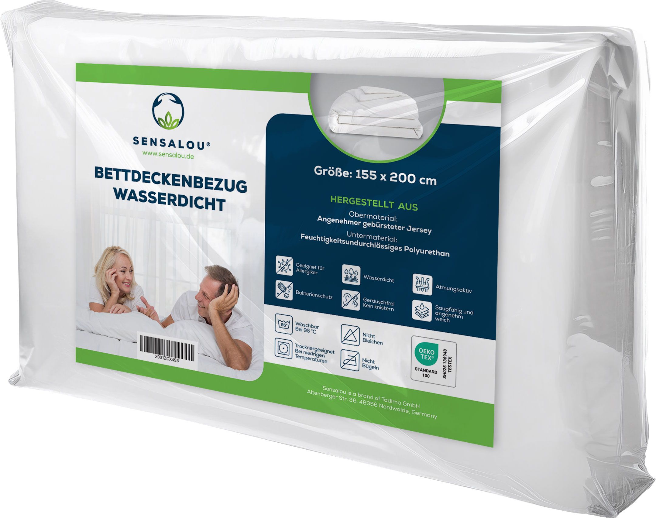 Sensalou Bettdeckenbezug wasserdicht