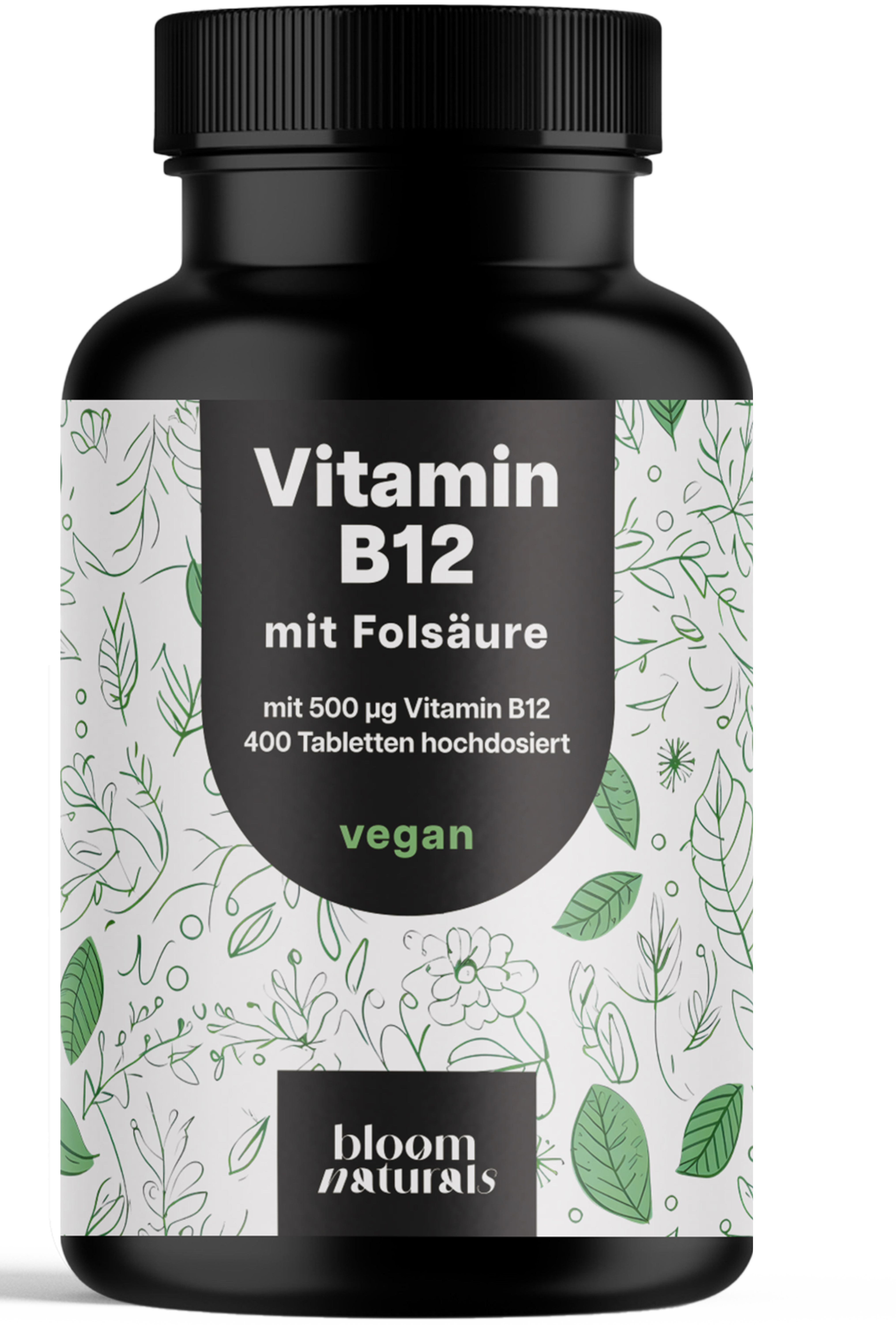 Bloom Naturals Vitamin B12 Tabletten 500µg