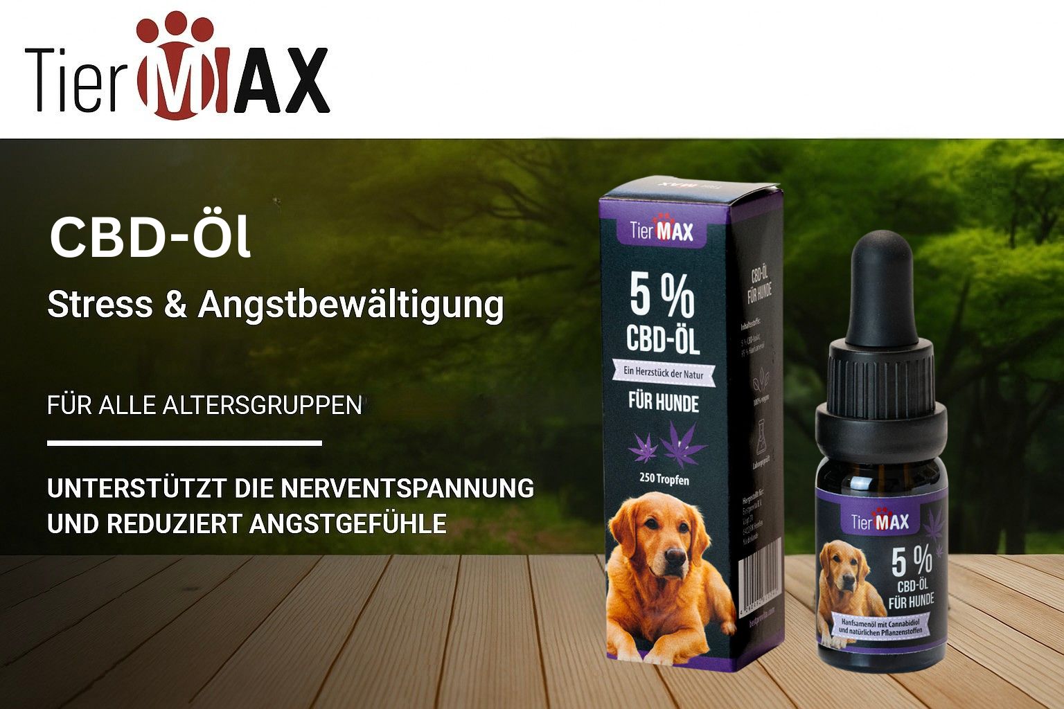 CBD-Öl 5% für Hunde