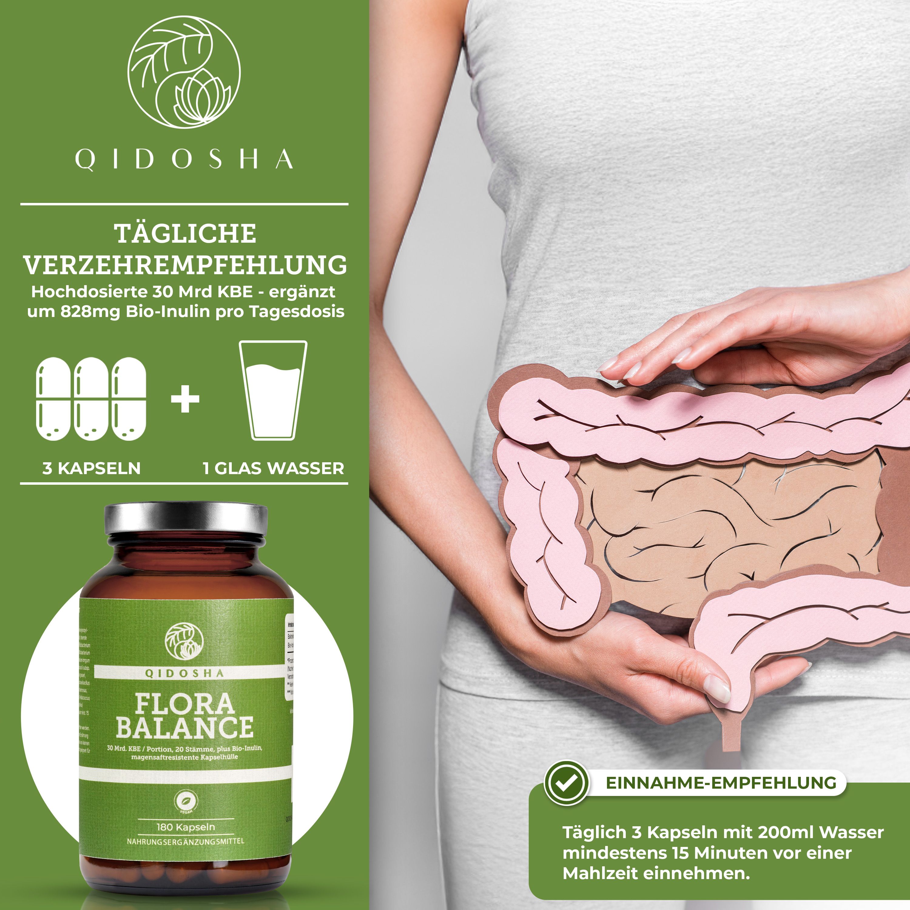 QIDOSHA FLORA BALANCE Bakterien-Kulturen-Komplex