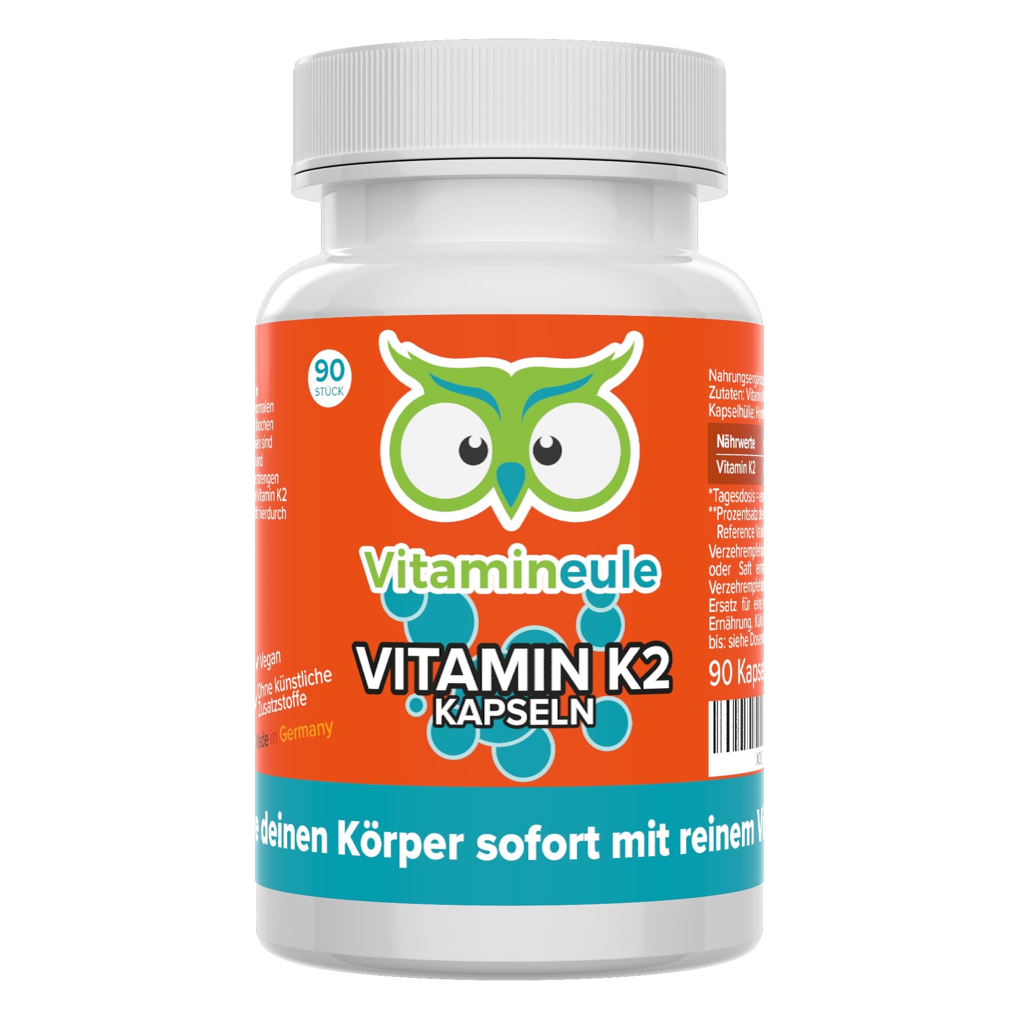 Vitamin K2 Kapseln - MK7 All Trans - Vitamineule®