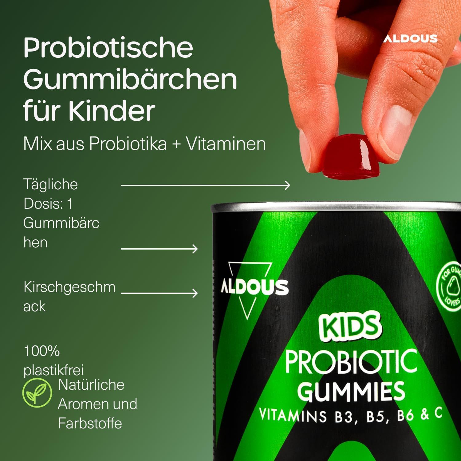 Aldous Probiotika Kinder Gummies