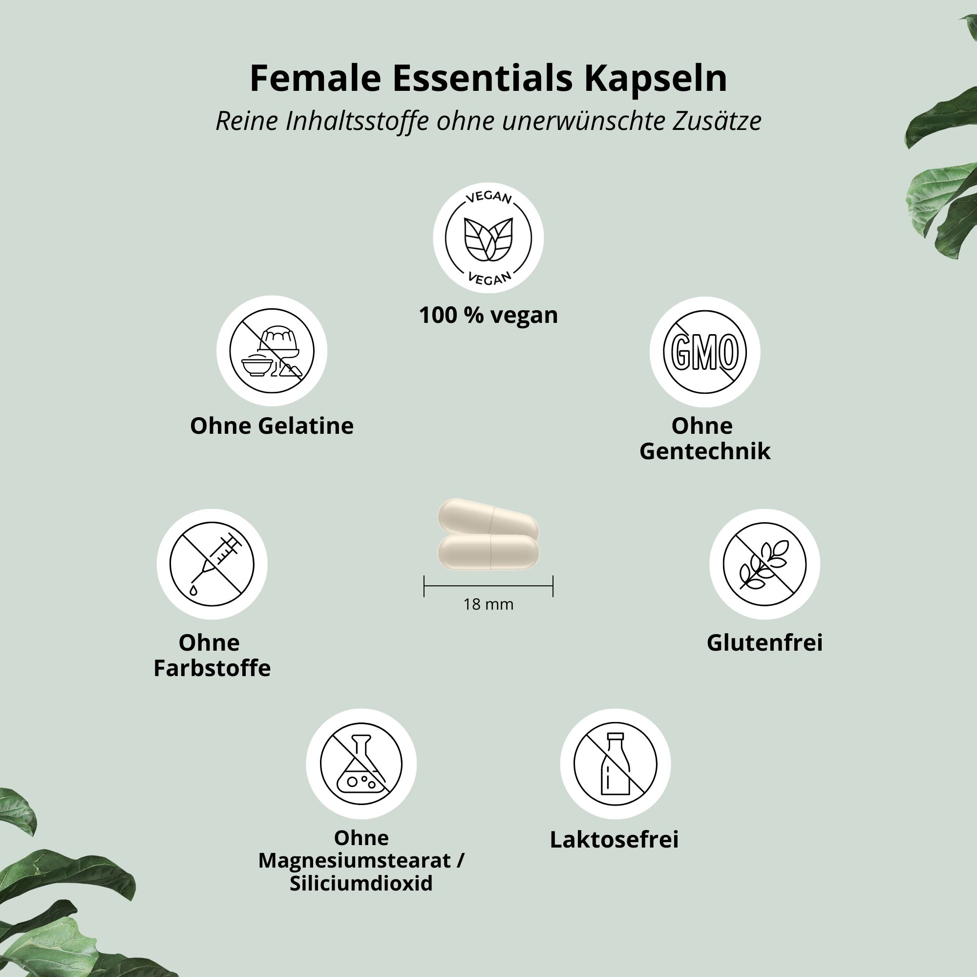 Nutri+ Female Essentials - Frauen Vitamine & Mineralstoffe 120 St Kapseln