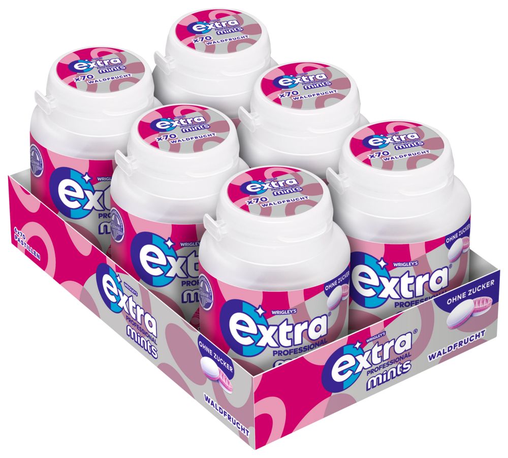 Extra Professional Mints Waldfrucht 6x70 St Lutschpastillen