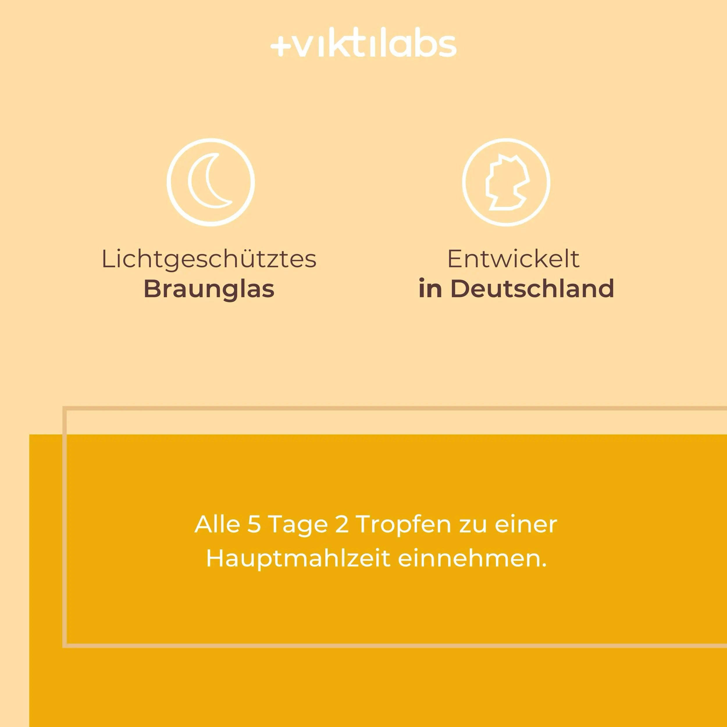 Viktilabs Vitamin D3: 5.000 IE in reinem MCT-Öl für Knochen und Immunsystem