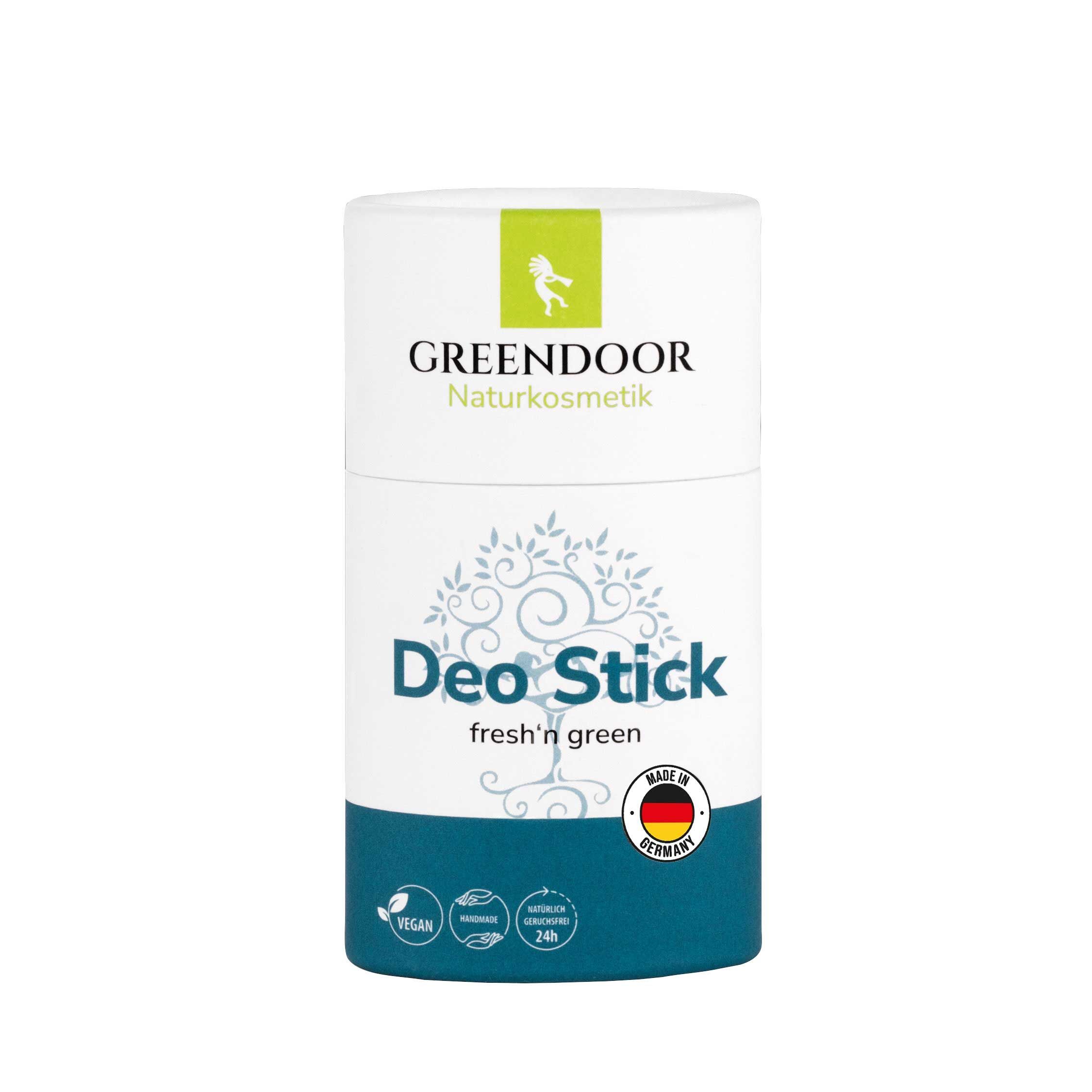 GREENDOOR Deo Stick fresh'n green. Naturkosmetik. Made in Germany. Vegan.