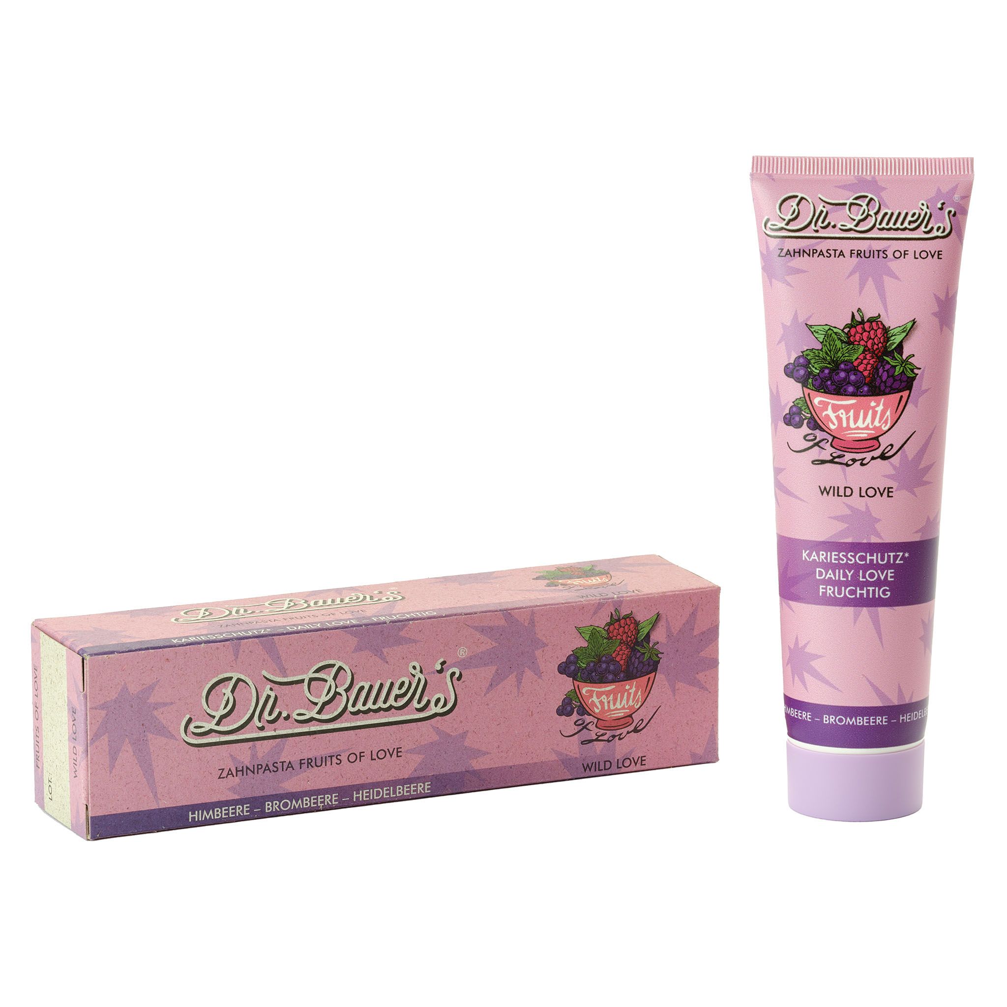 Dr. Bauer's Zahnpasta Fruits of Love Wild Love 90ml (FBA)