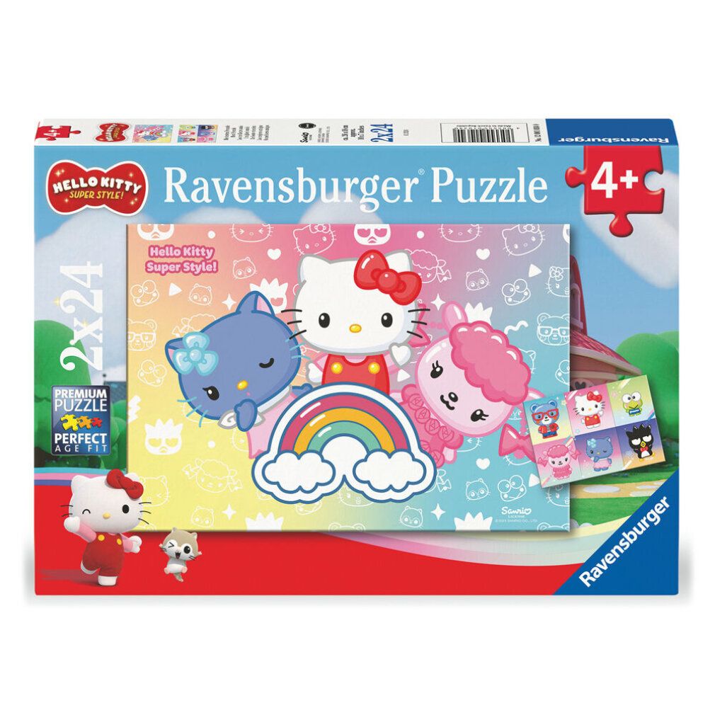 Ravensburger - Puzzle Hello Kitty Super Style 2x24p