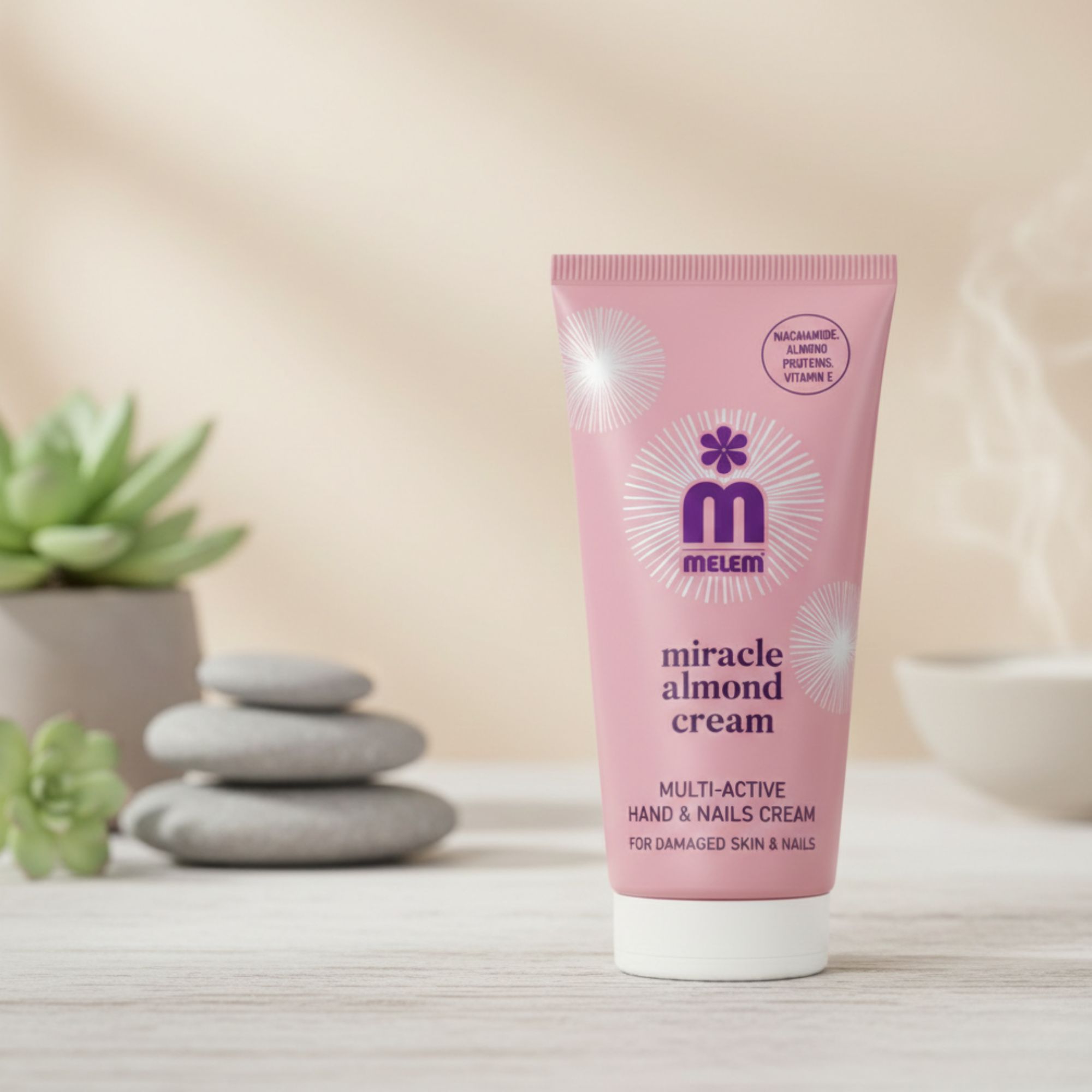 Melem Hand- und Nagelcreme mit Mandelöl 50ml